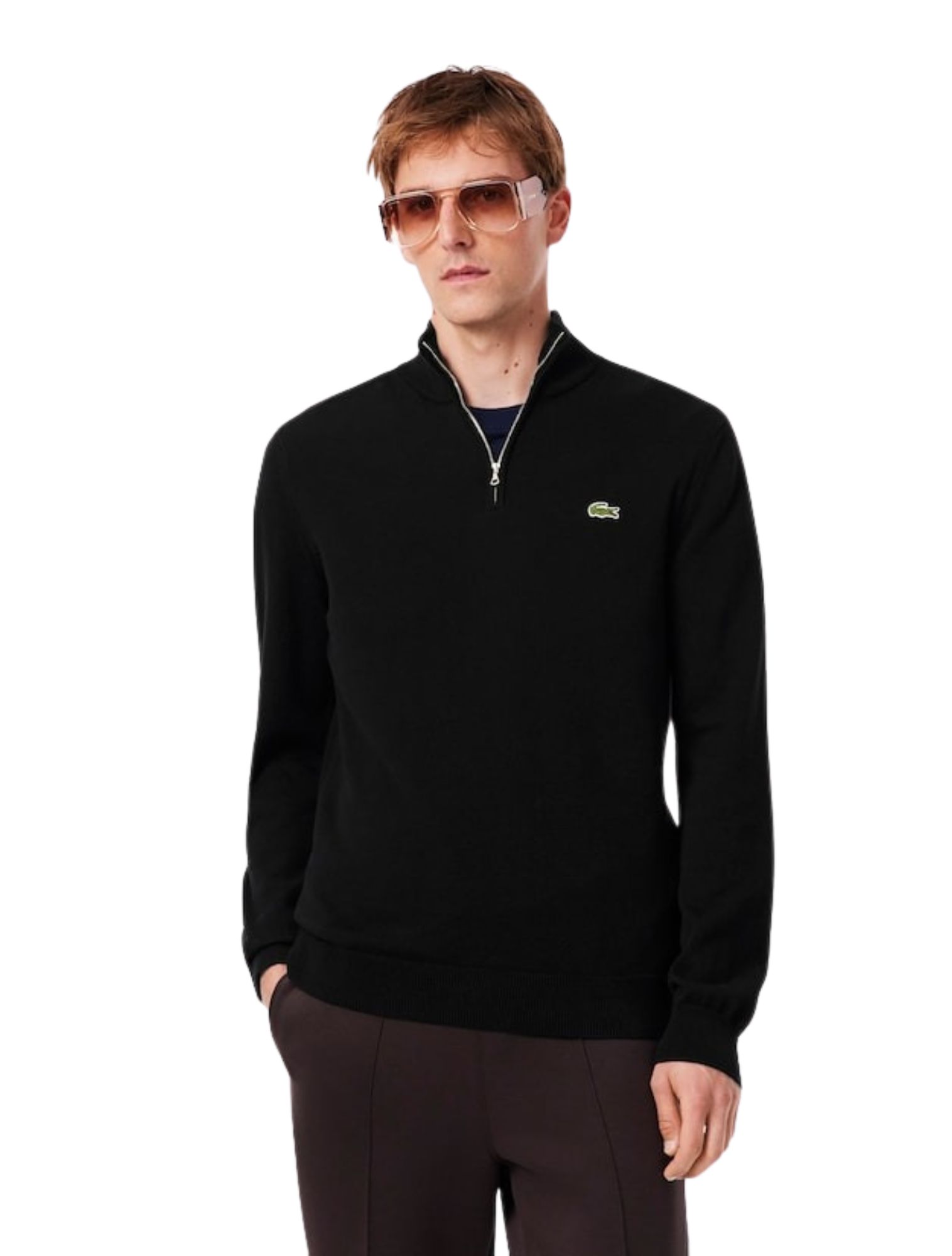Lacoste - AH1980 Black - Heren - Truien & Sweaters - 48537_11_2
