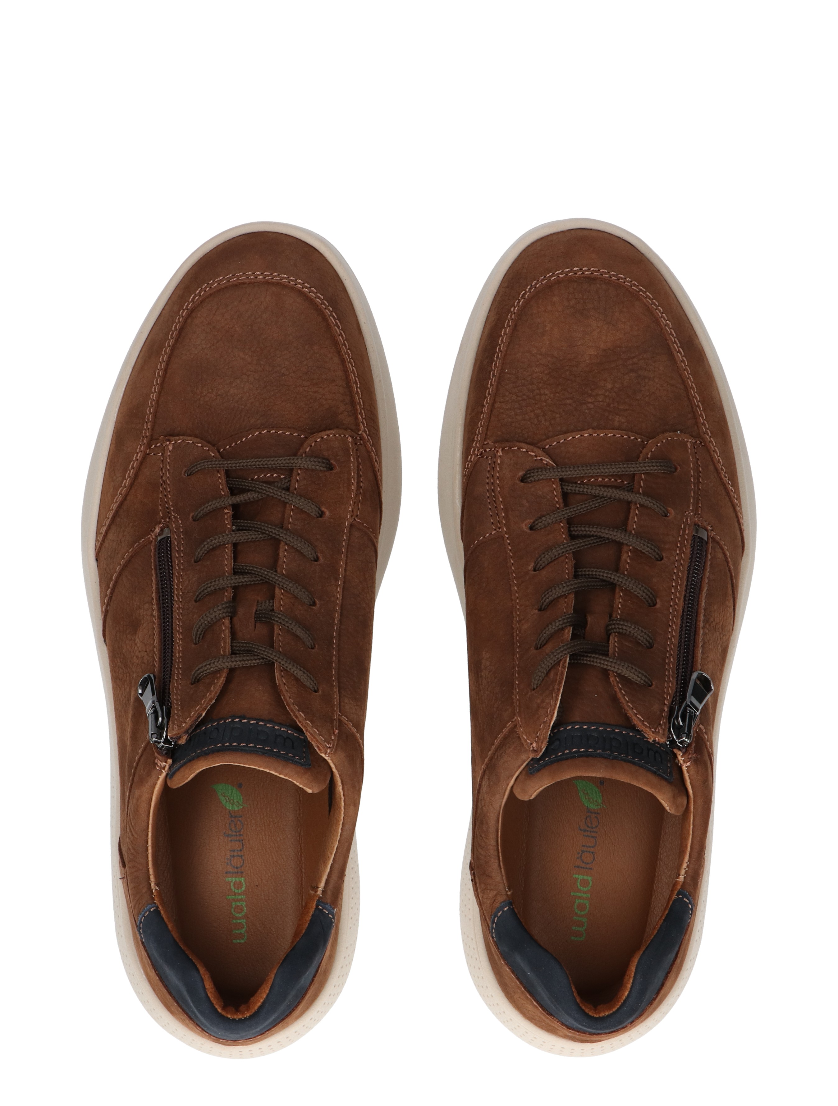 Waldlaufer - 984003 402 127 Brown H-Wijdte - Heren - Veterschoenen - Casual Veterschoenen - 48860_22_7