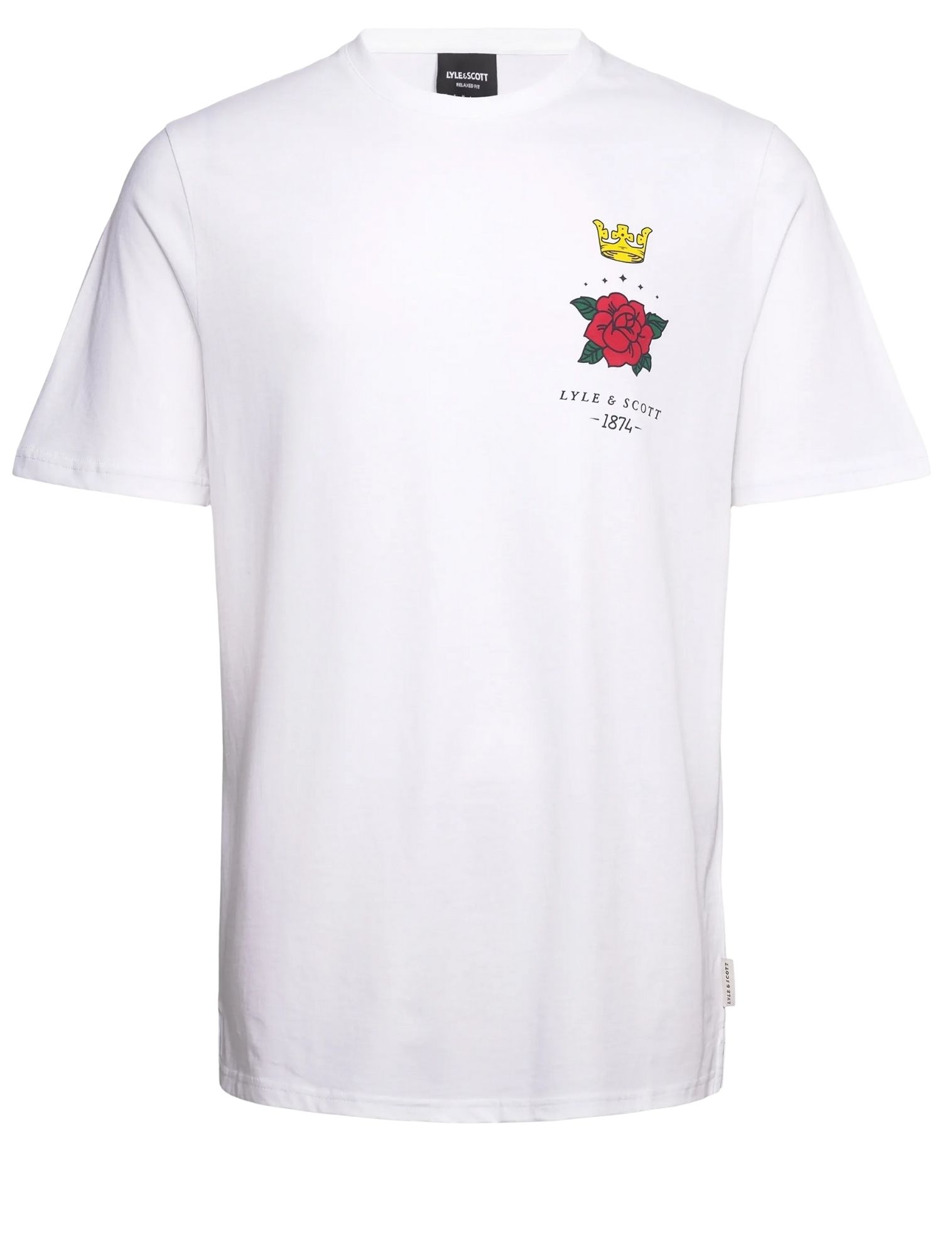 Lyle and Scott - Graphic T-shirt White - Heren - T-Shirts & Polos - 48544_88_1