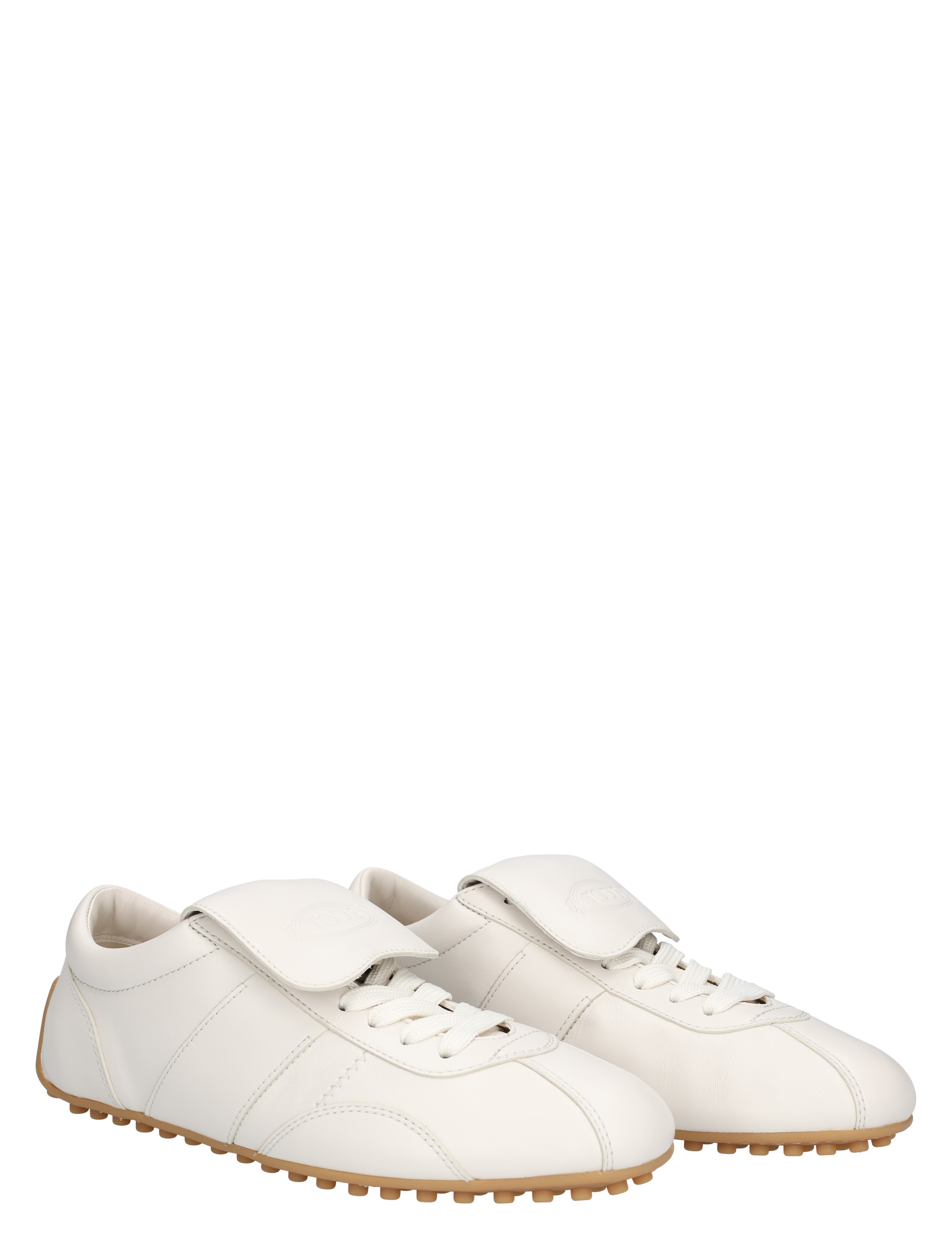 Tods - T-Marathon Sneakers in Leather Beige - Sneakers - Dames - Lage Sneakers - 48407_77_5