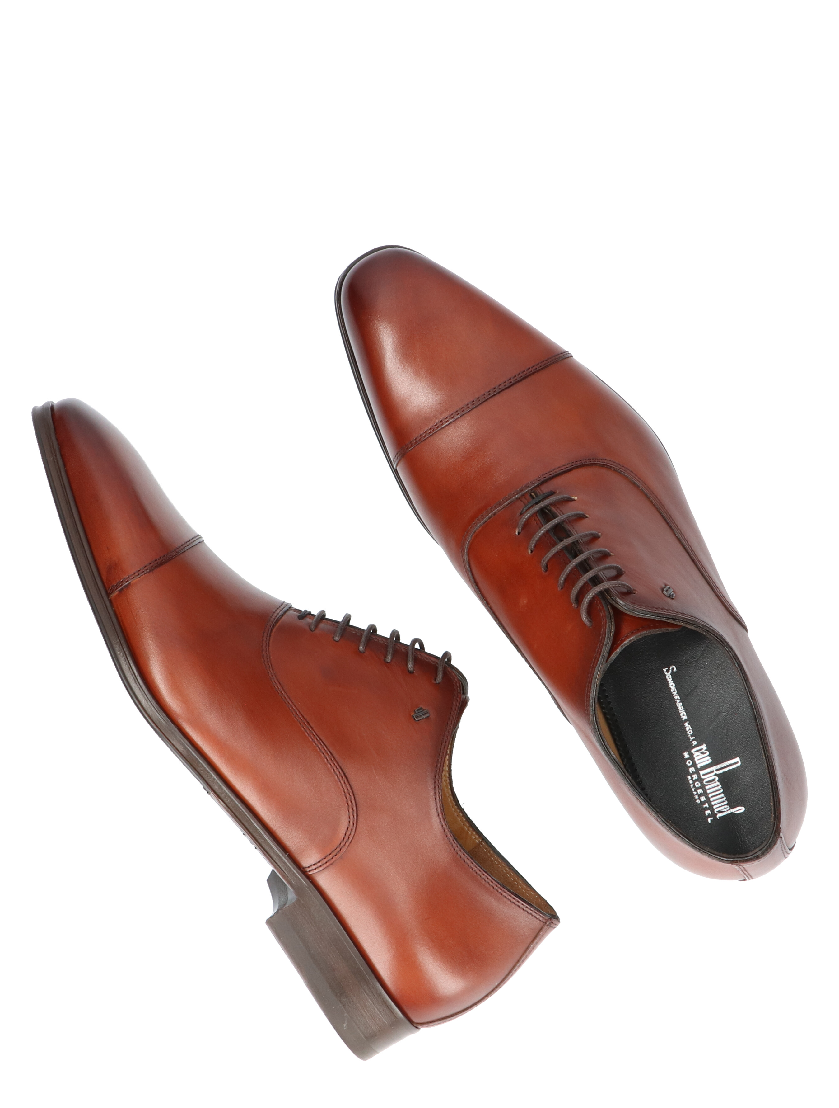 Van Bommel - 30088 Raffa 02.00 Dark Cognac H-Wijdte - Heren - Veterschoenen - Nette Veterschoenen - 38460_20_6