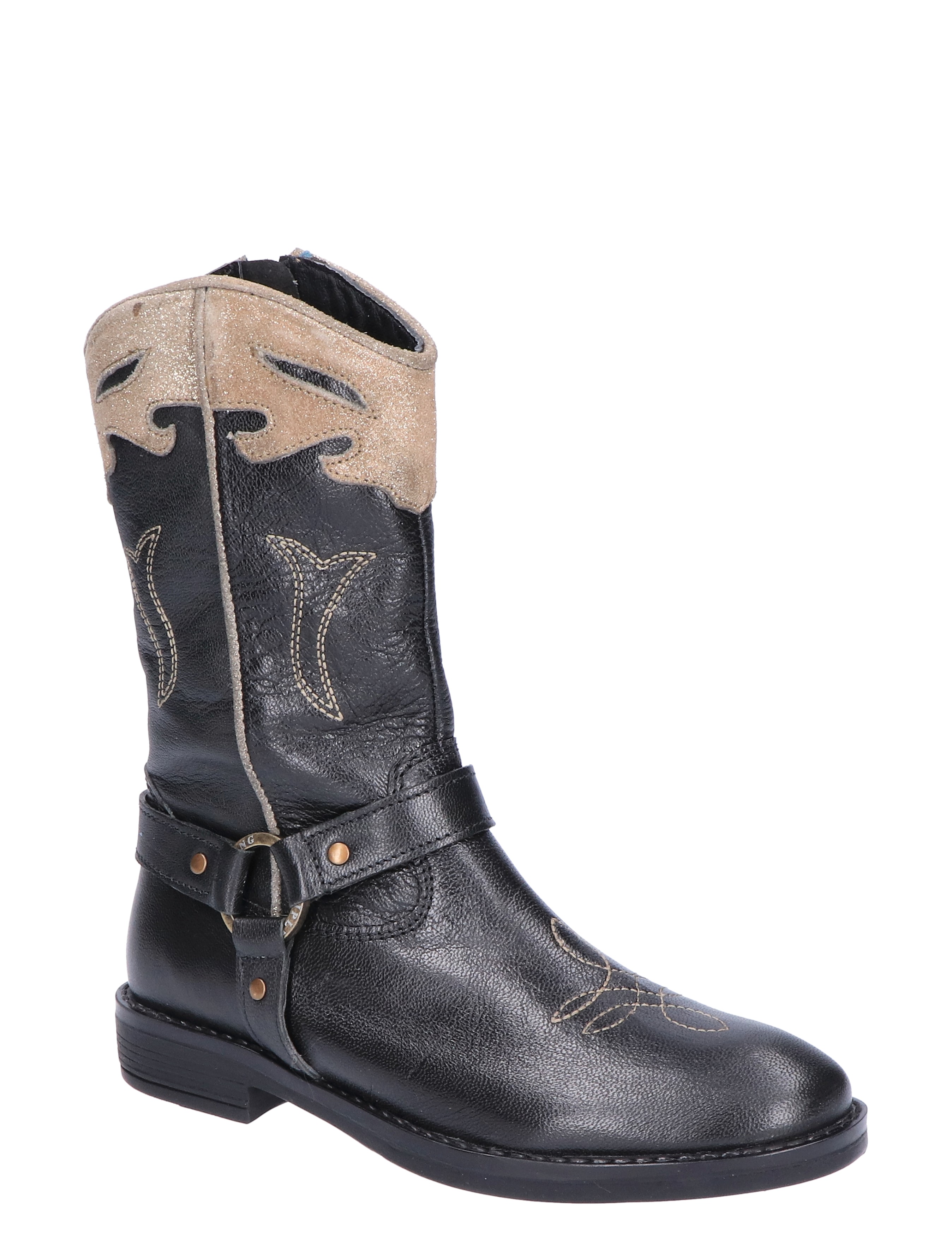 Kipling - Fendy Black Leather - Meisjes - Boots - Cowboylaarzen - 45714_11_3