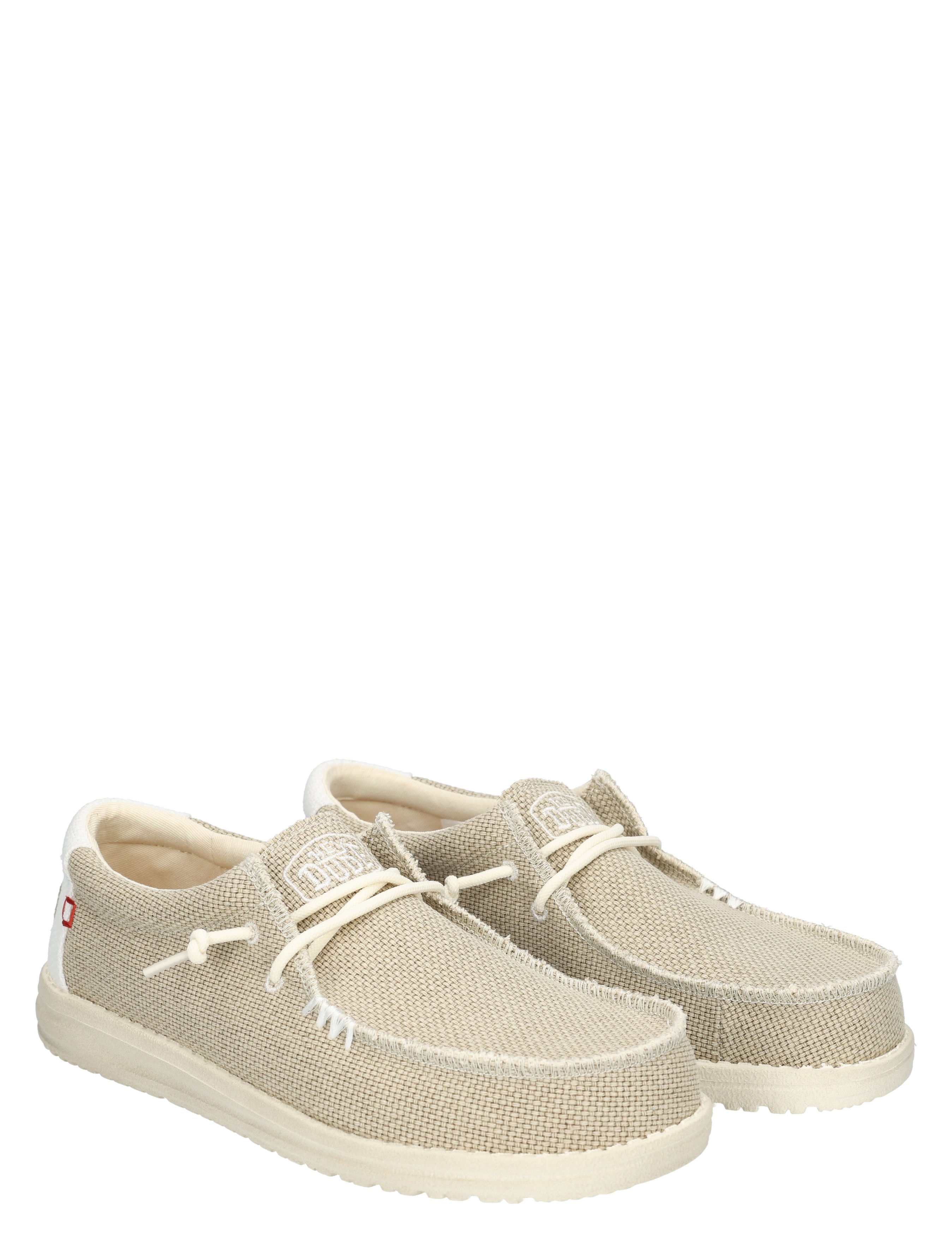 slippers, canvas, beige, lace-up, casual