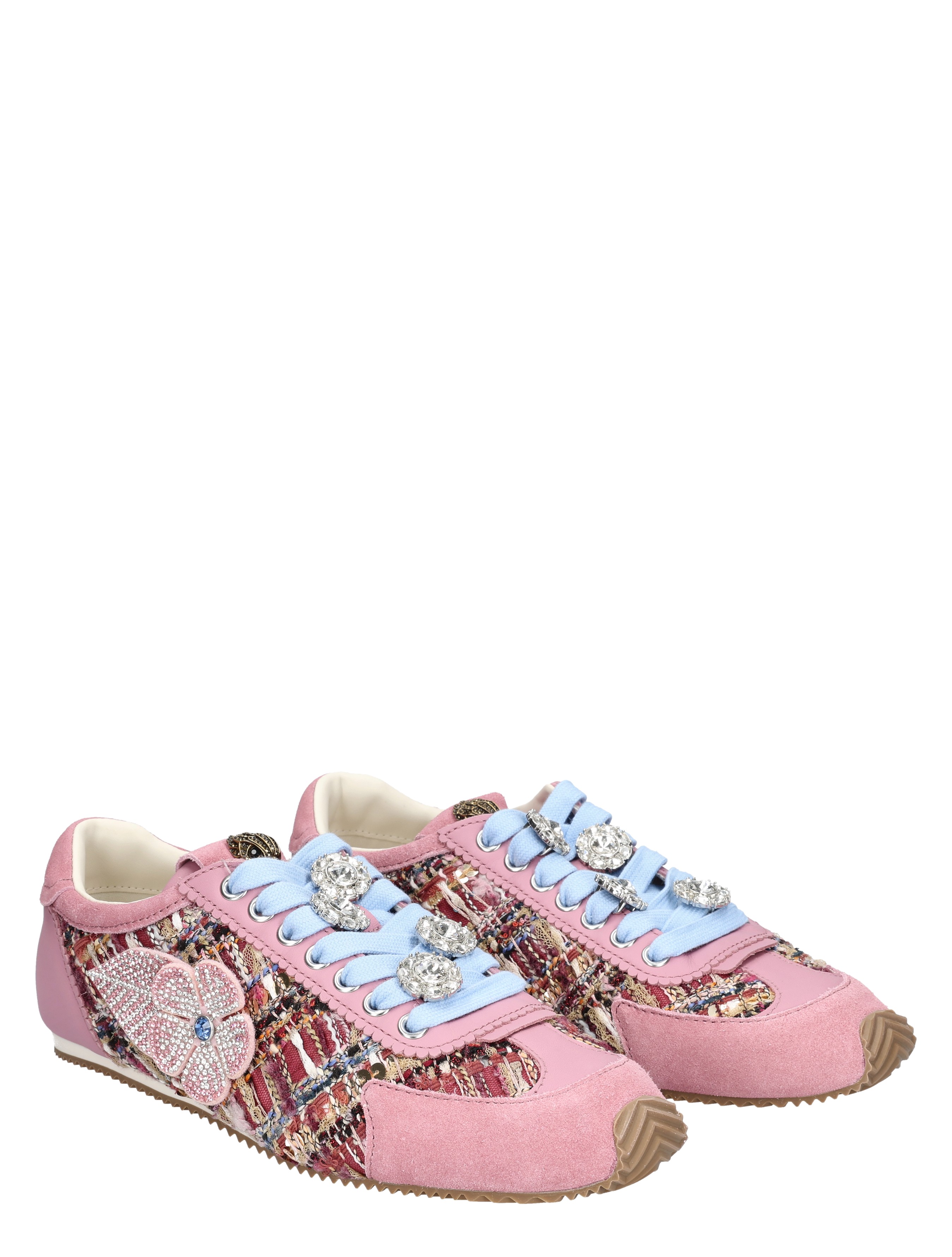 Kurt Geiger - Islington Sneaker 57 Pink Combi - Dames - Sneakers - Lage Sneakers - 49592_48_5