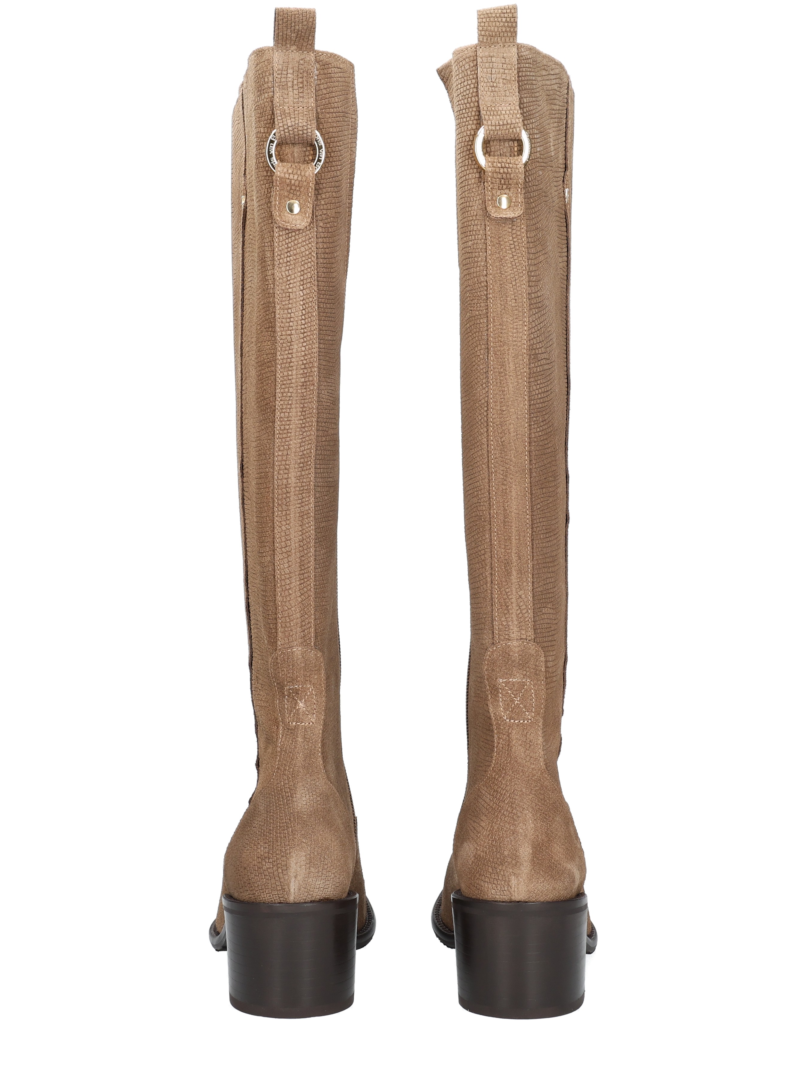 Floris van Bommel - Chiusi SFW-80047 34-01 Taupe G-Wijdte - Dames - Boots - Lange Laarzen - 49297_77_6