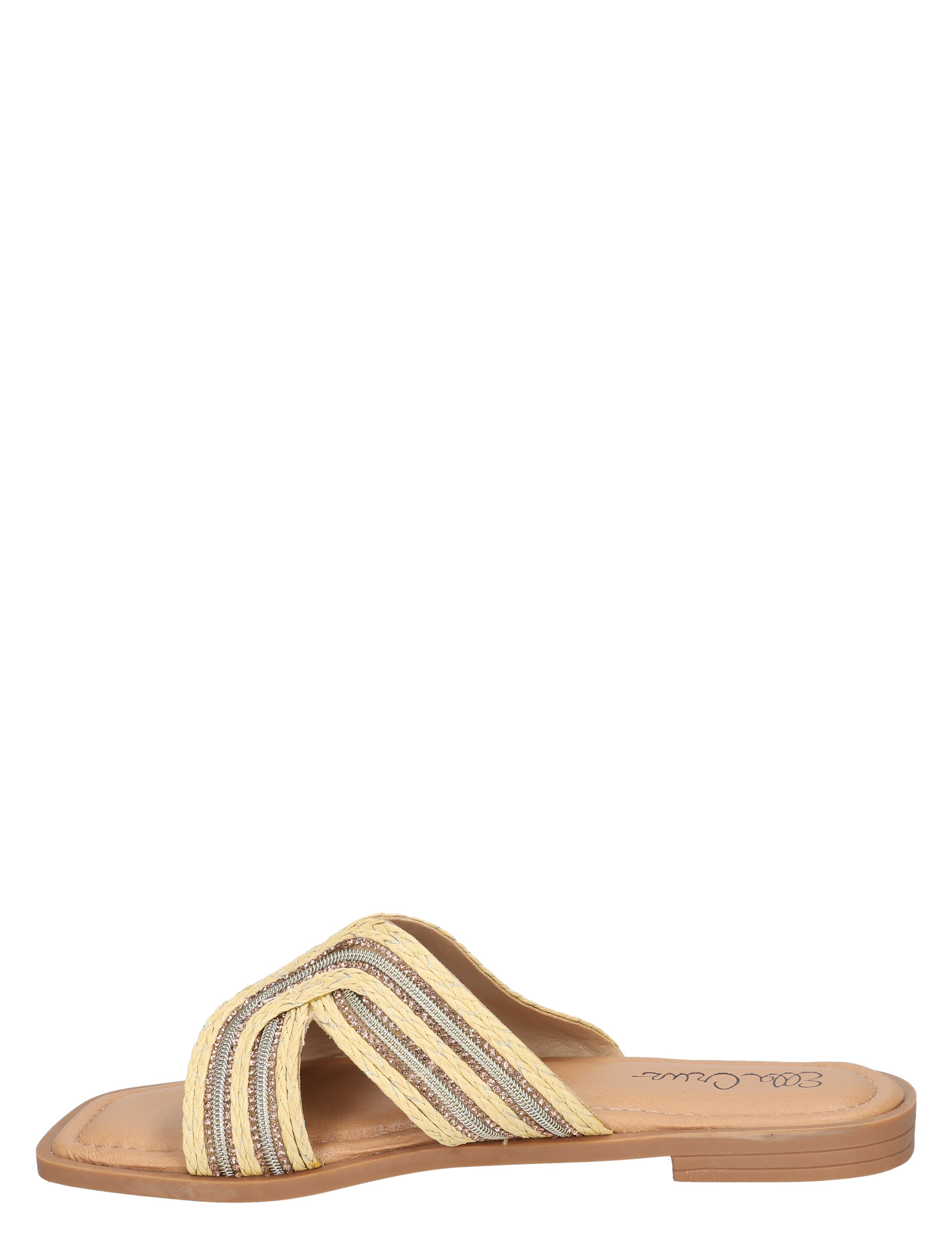 sandalen, zilver, bandjes, open-toe, flatsole