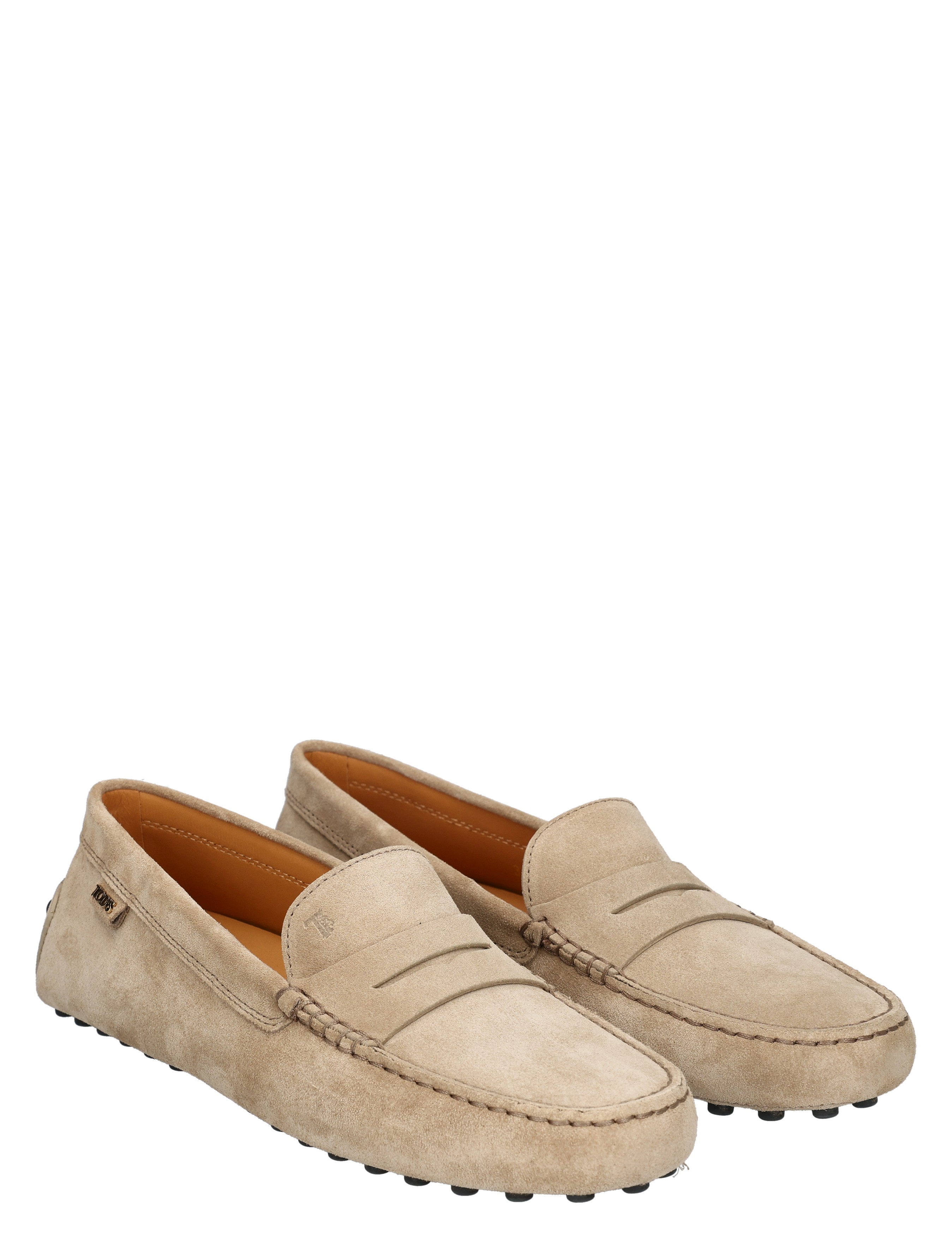 Tods - Gommino in Suede S812 Beige - Dames - Loafers - 49660_77_5
