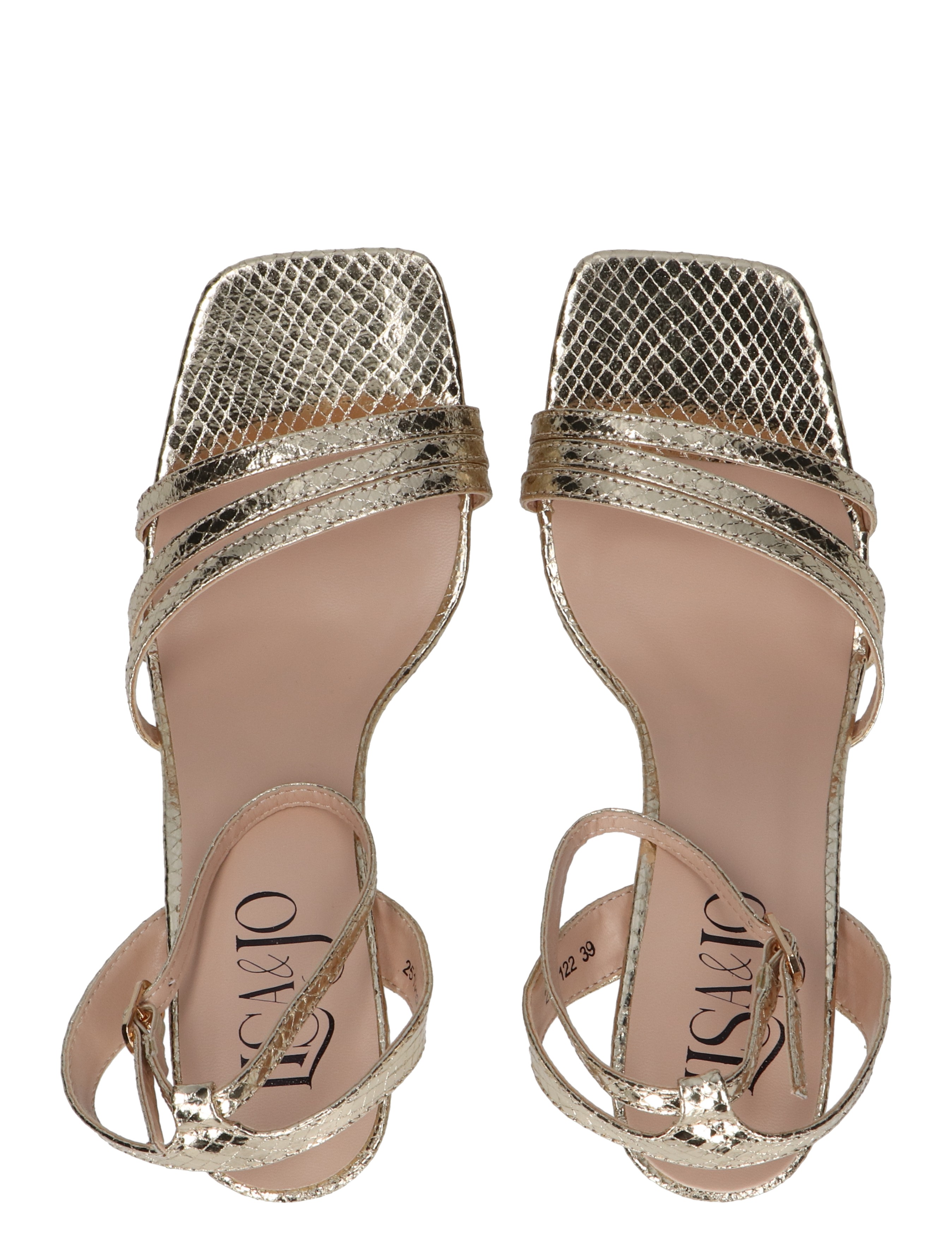 Lisa & Jo - Woly Gold - Dames - Sandalettes - 47539_53_7