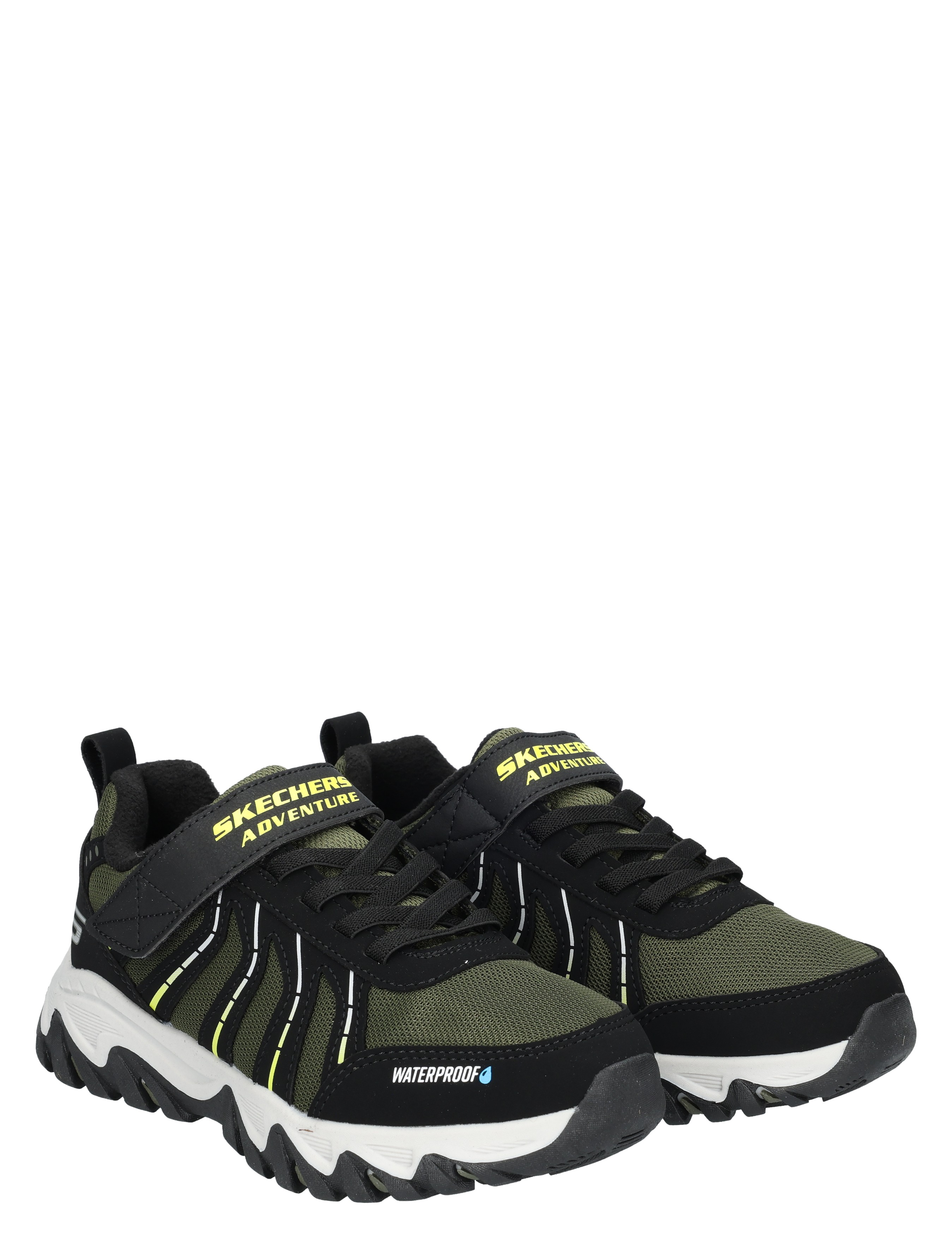 sneaker, waterproof, adventure, sportschoen, groene tint