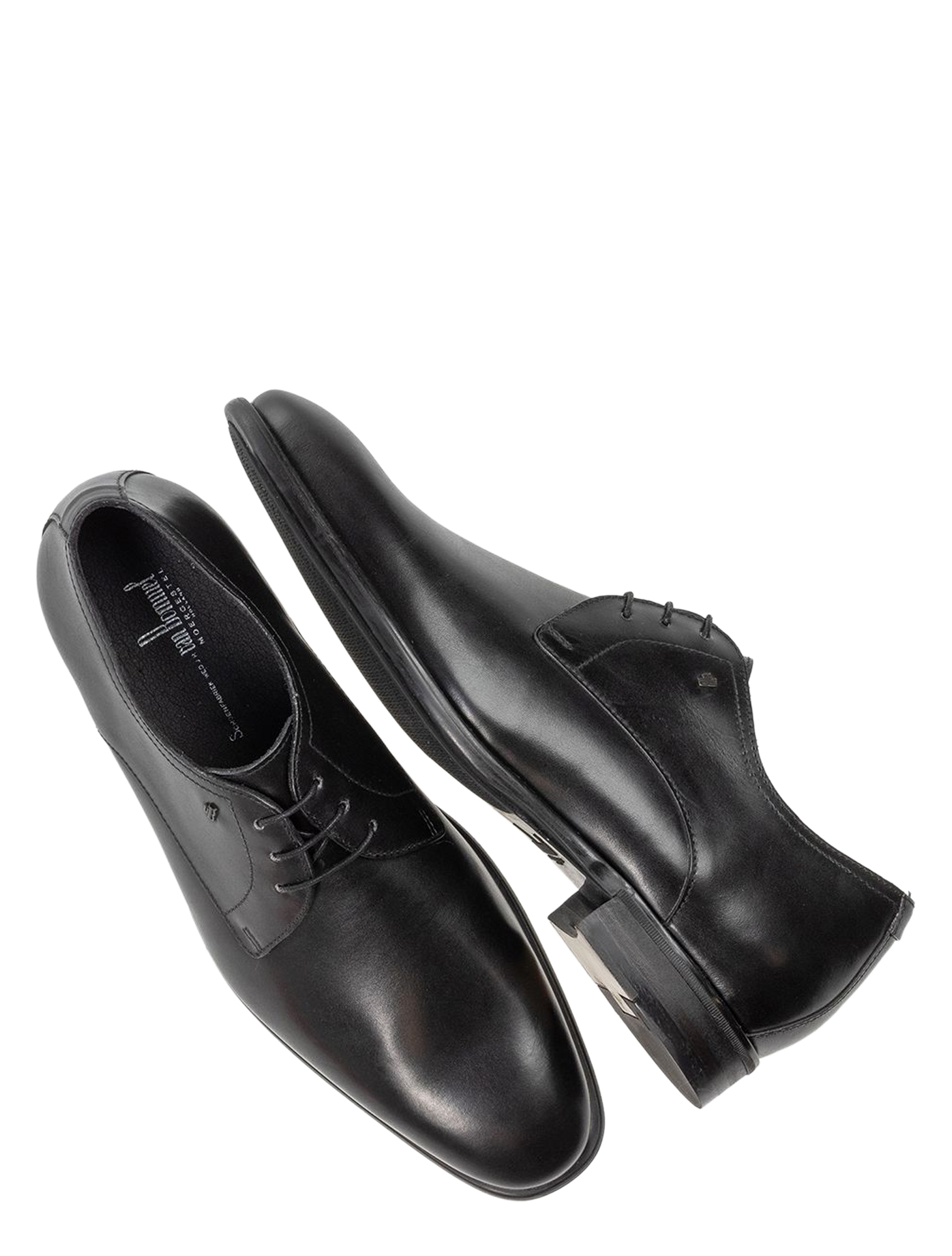 Van Bommel - SBM-30165 02.01 Black H-Wijdte - Heren - Veterschoenen - Nette Veterschoenen - 51384_11_3