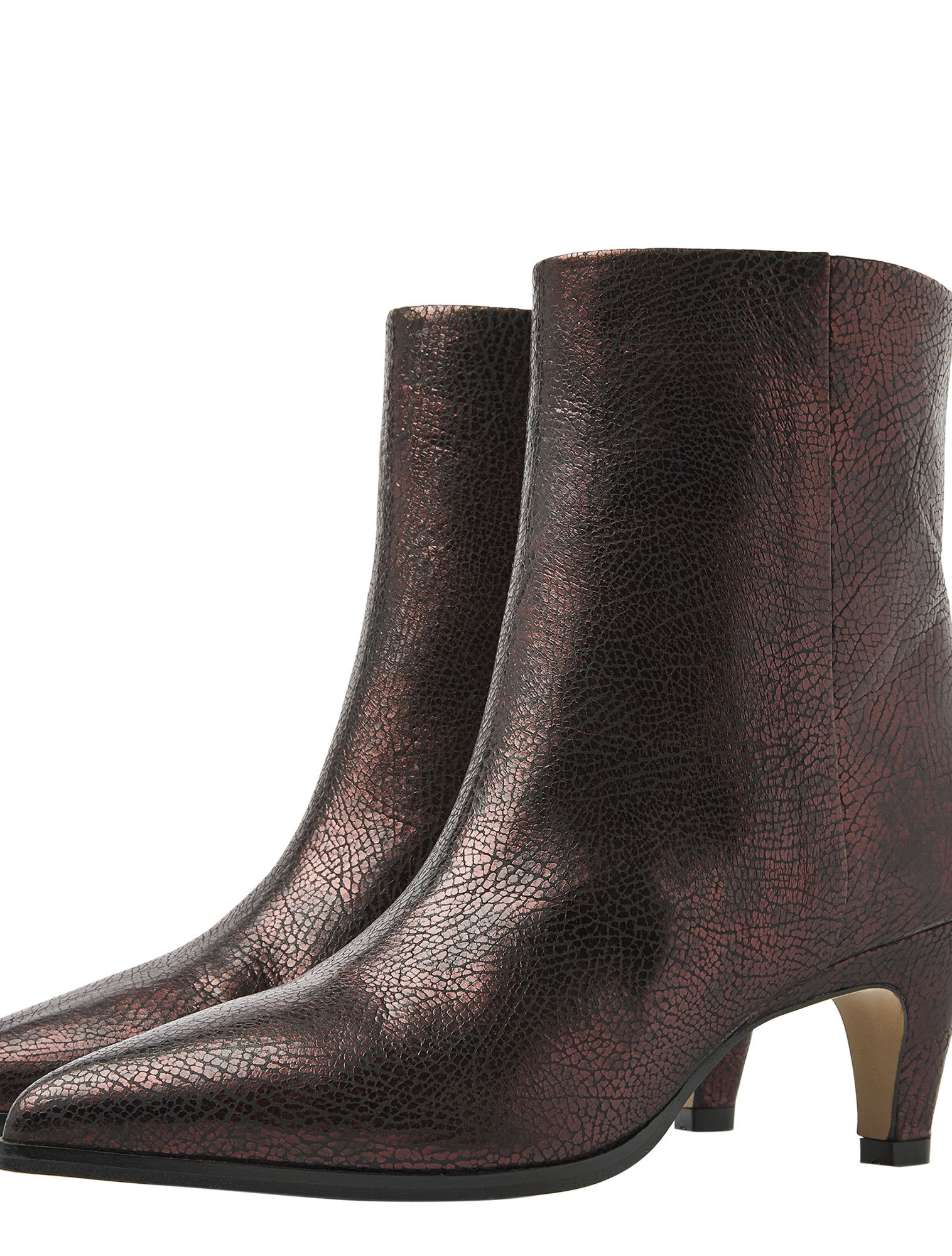 VIA VAI - Lina Jackson 62151 04-307 Bronze - Dames - Boots - Enkellaarsjes - 50033_53_5