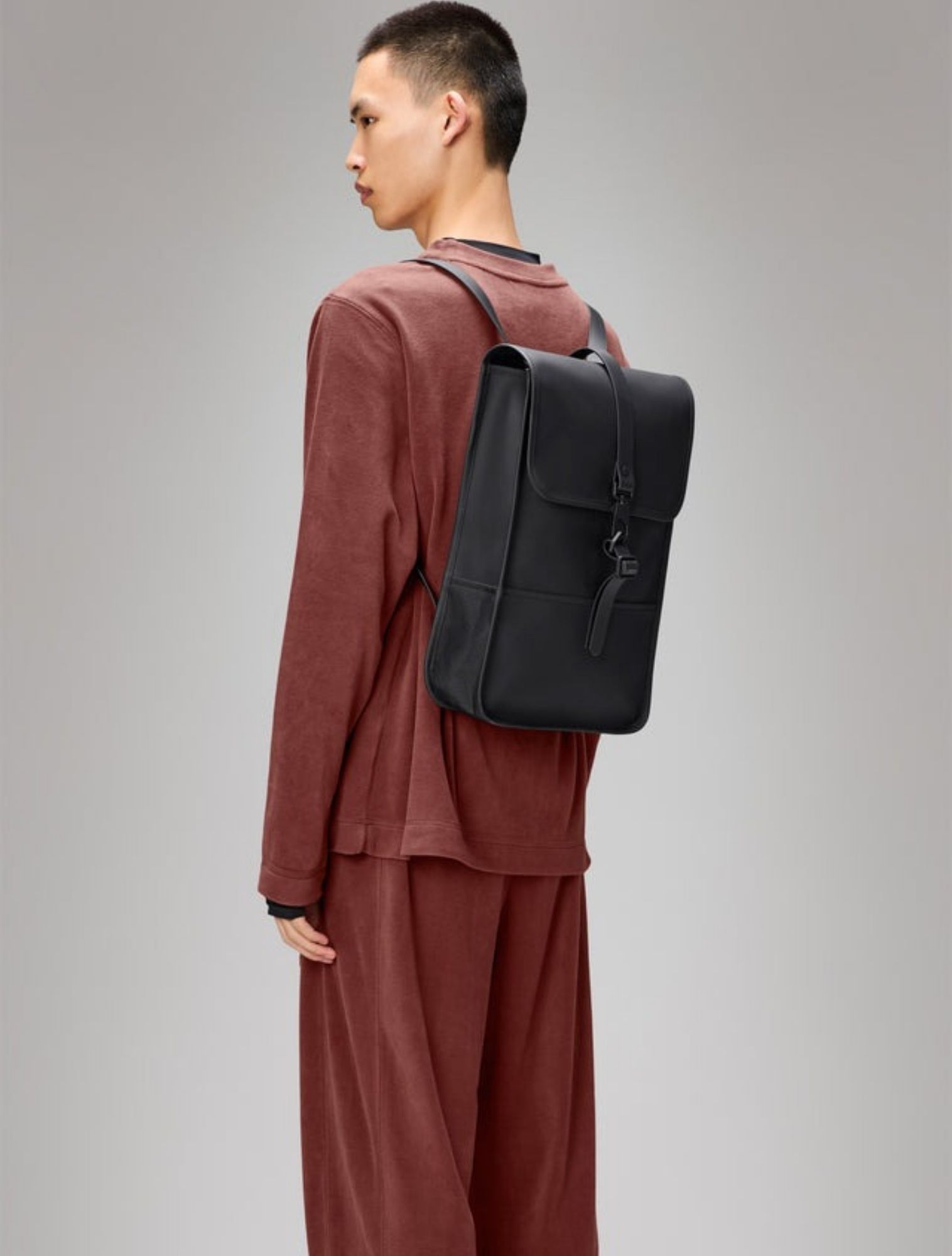 Rains - Backpack Mini W3 01 Black - Dames - Rugtassen - 48332_11_5