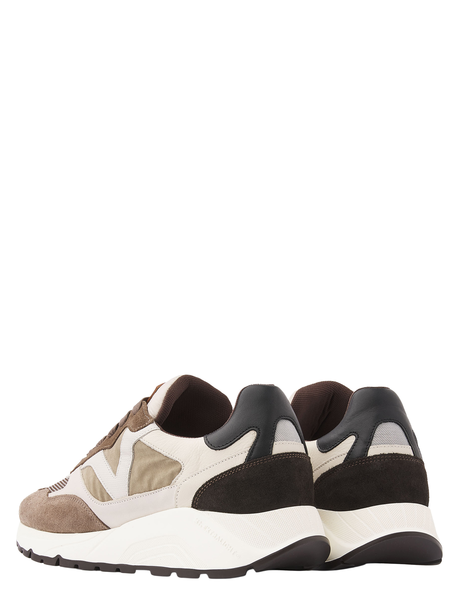 sneaker, heren, multikleur, witte zool, casual schoen