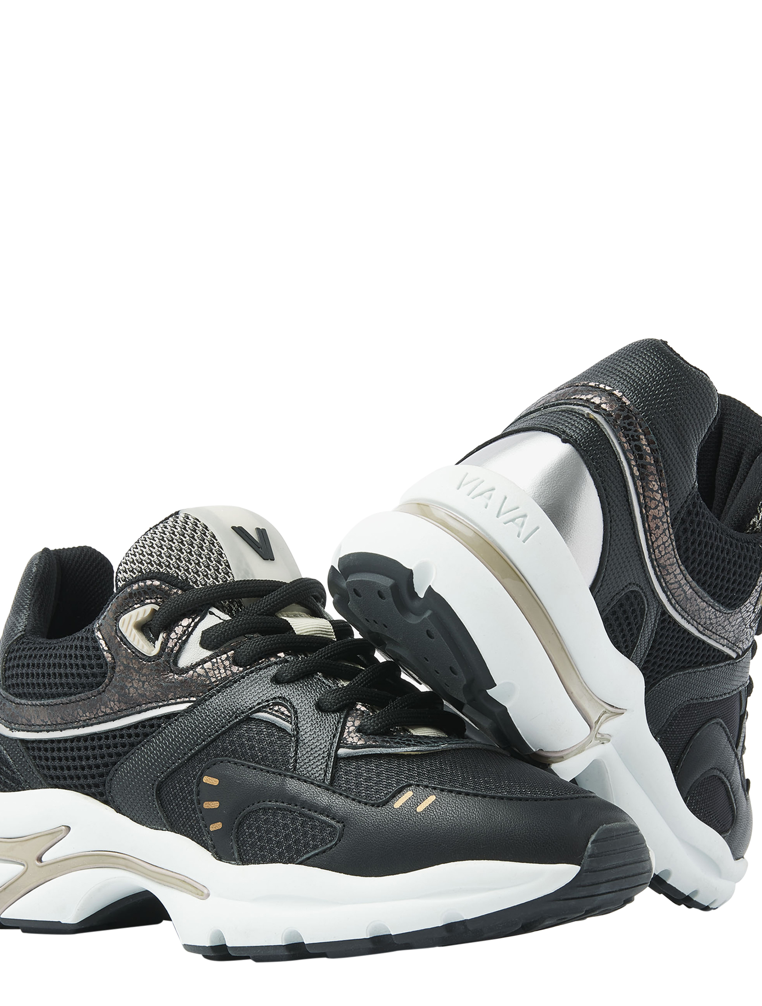 VIA VAI - Vesper Kelsey 62218 06-900 Black - Sneakers - Dames - Lage Sneakers - 50046_11_5