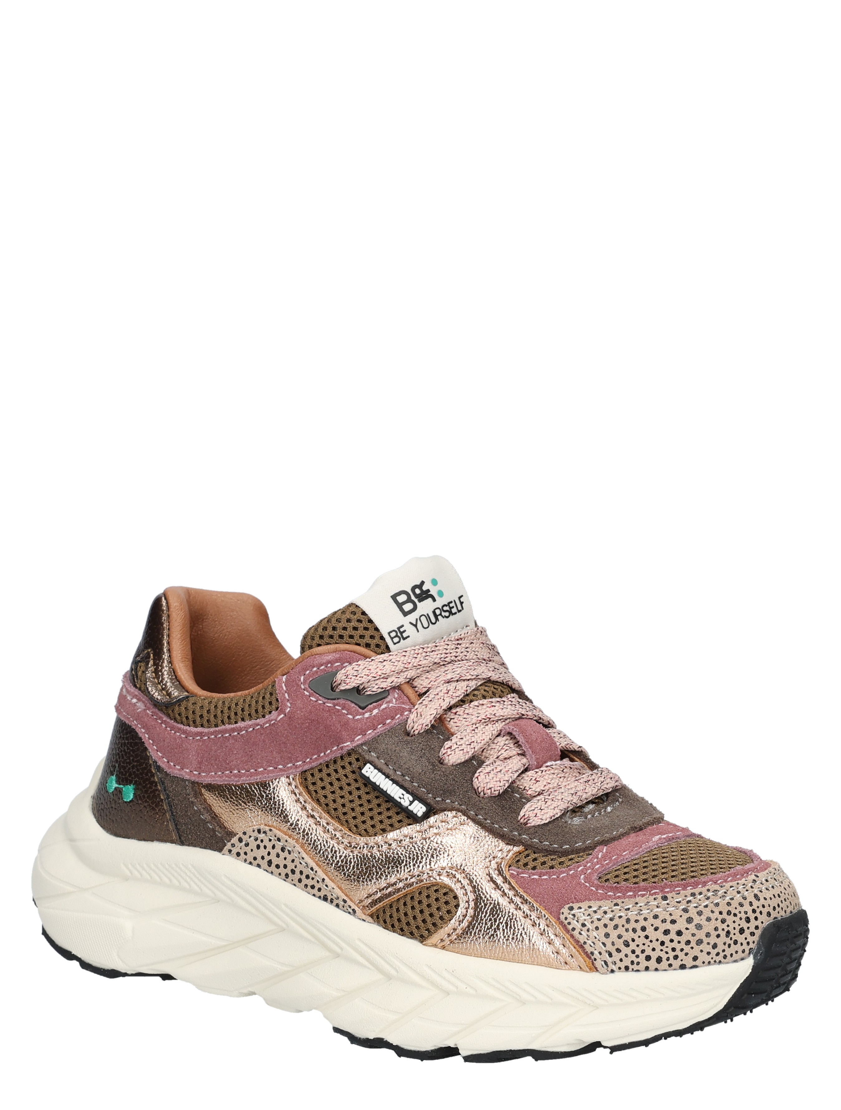 Bunnies - Reza Rush 225842 908 Taupe - Meisjes - Veterschoenen - 48503_27_3