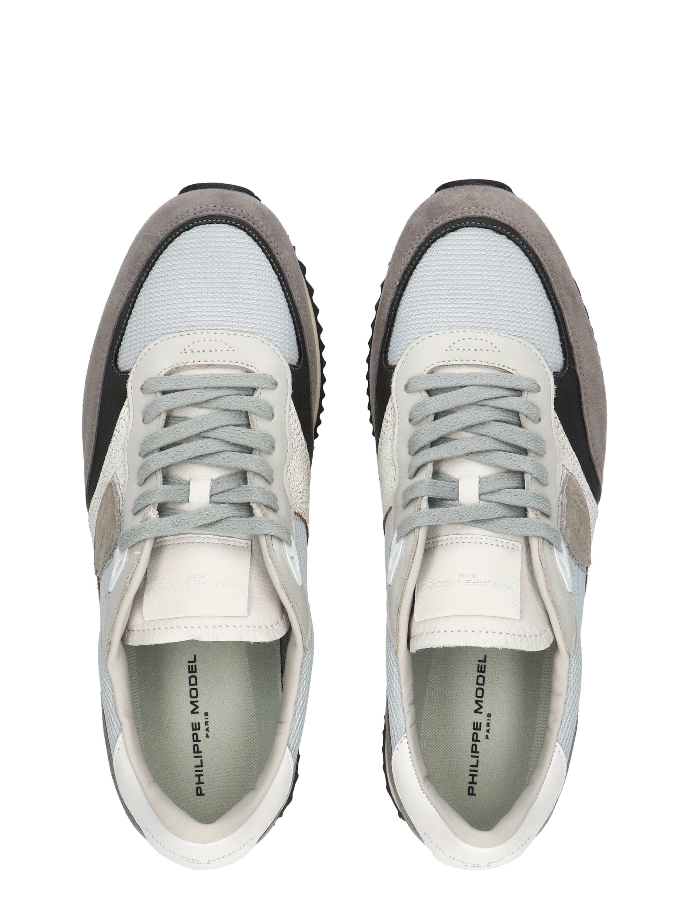 Philippe Model - BVLU Blville Low Man W003 Mondial Gris - Heren - Lage Sneakers - Sneakers - 49967_99_8