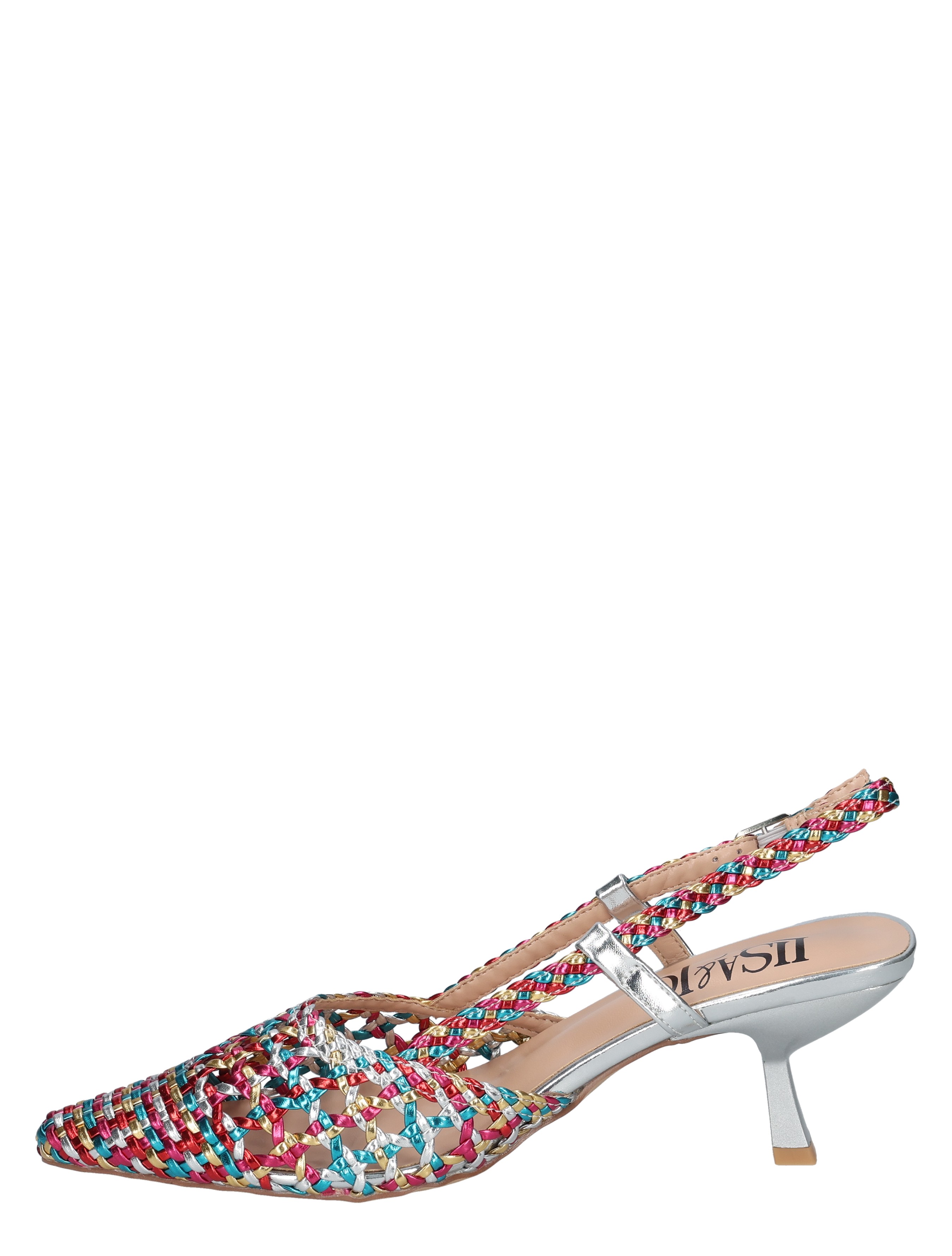 Lisa & Jo - Waqi 2616401 Green Multi - Dames - Slingbacks - 50215_59_2