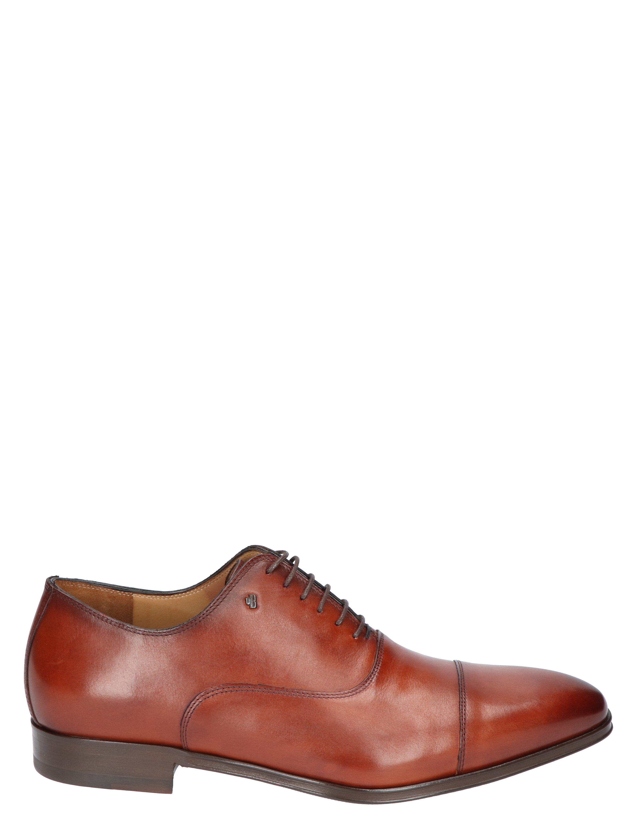 Van Bommel - 30088 Raffa 02.00 Dark Cognac H-Wijdte - Heren - Veterschoenen - Nette Veterschoenen - 38460_20_1