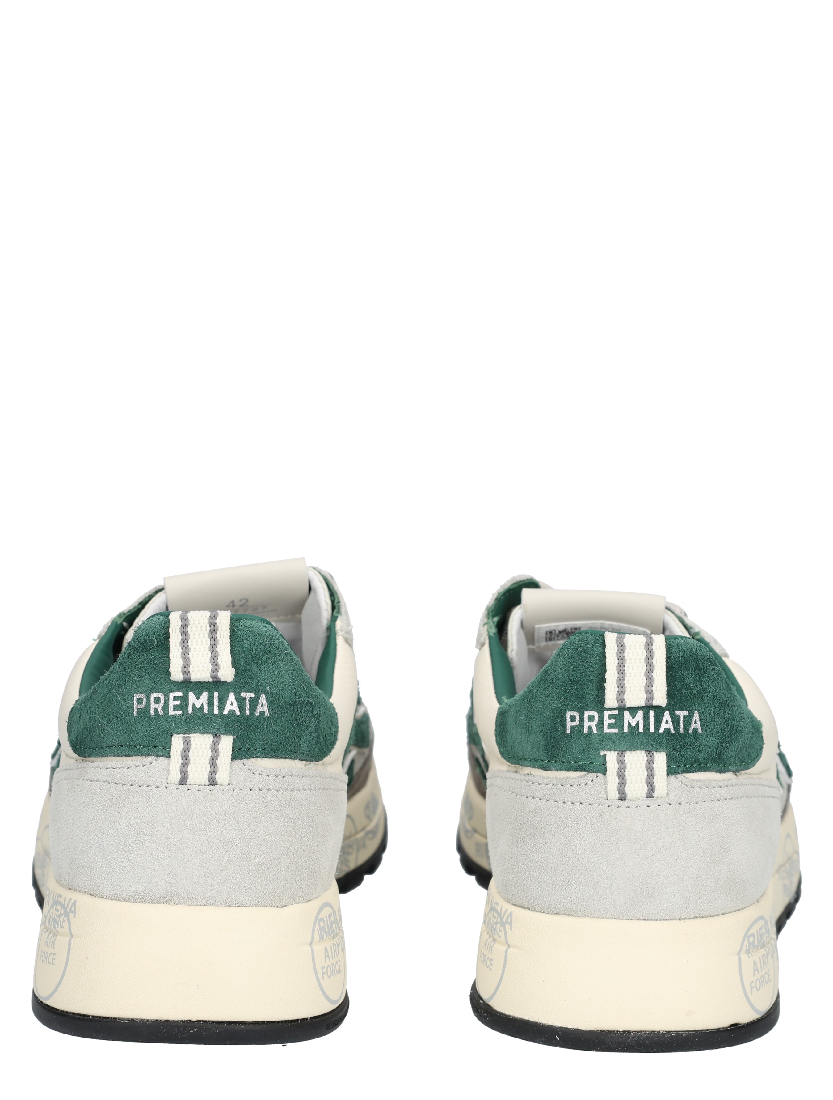 Premiata - Nous Men 7727 White Green - Heren - Lage Sneakers - Sneakers - 48272_86_6
