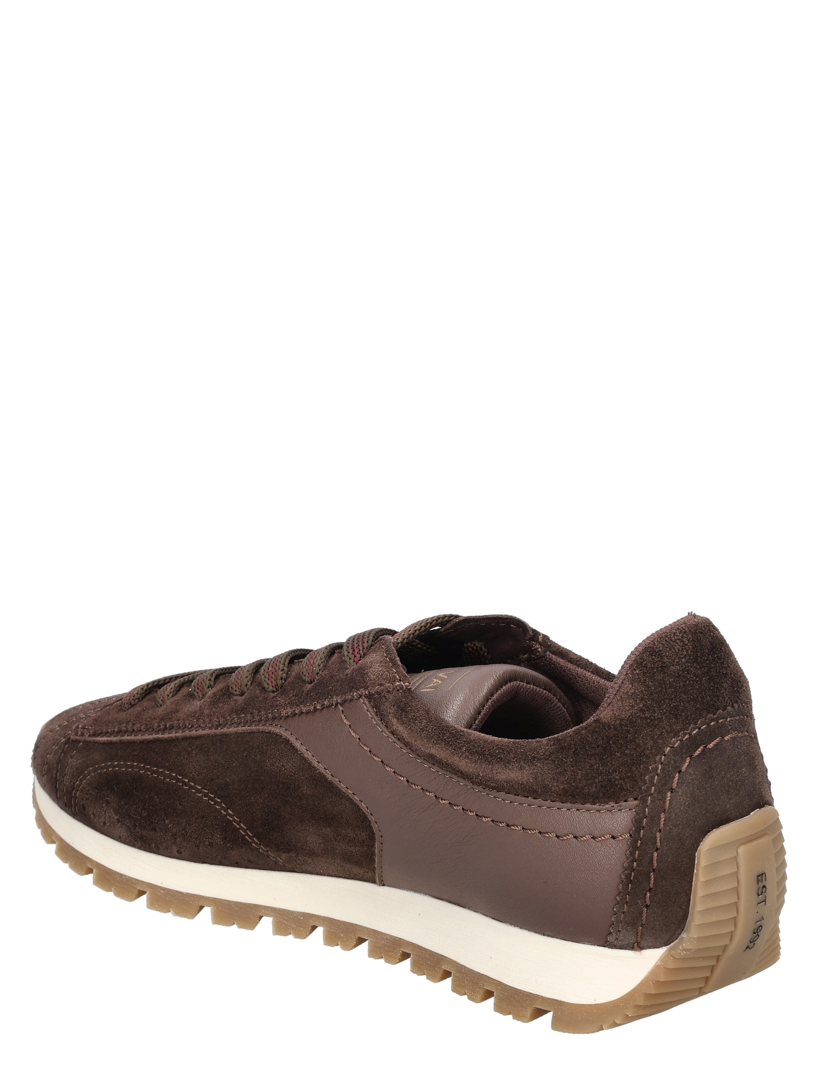 sneaker, bruine, suede, luxe, sportschoen