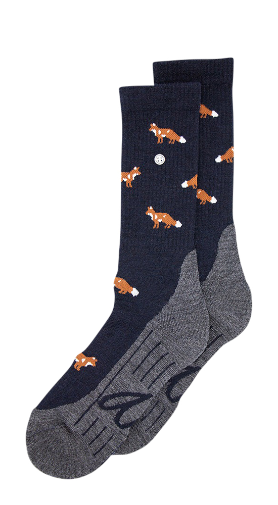 Foxy Merino Wool Navy