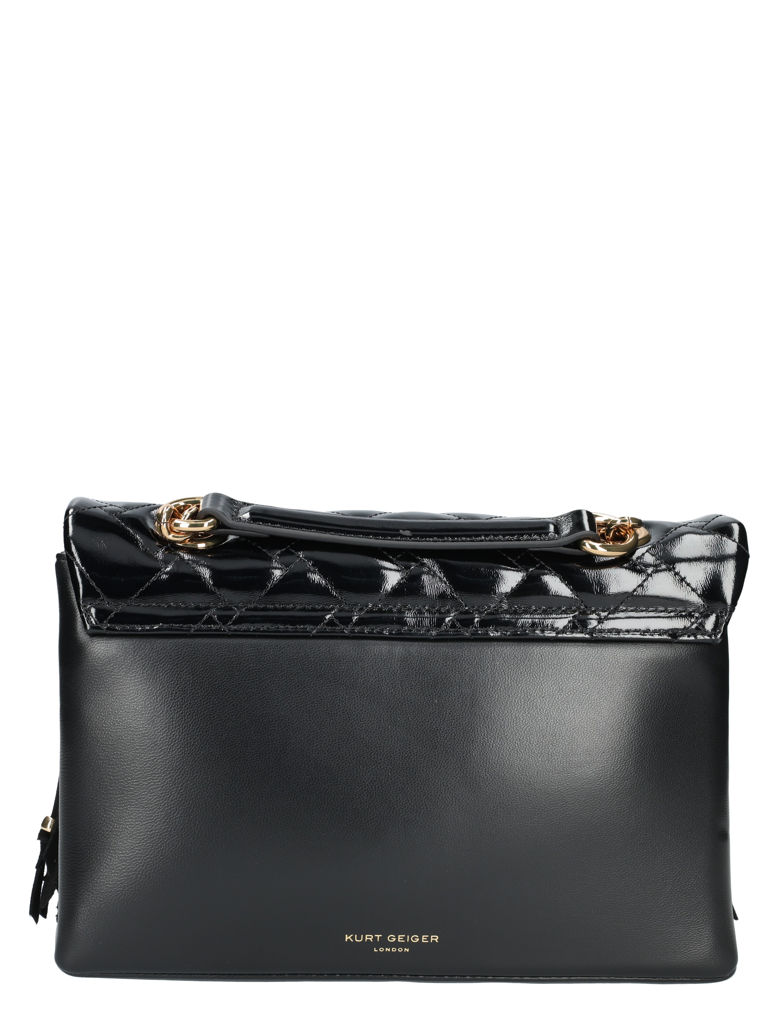 Kurt Geiger - Kensington Fringe 4701100129 00 Black - Dames - Schoudertassen - 47976_11_2