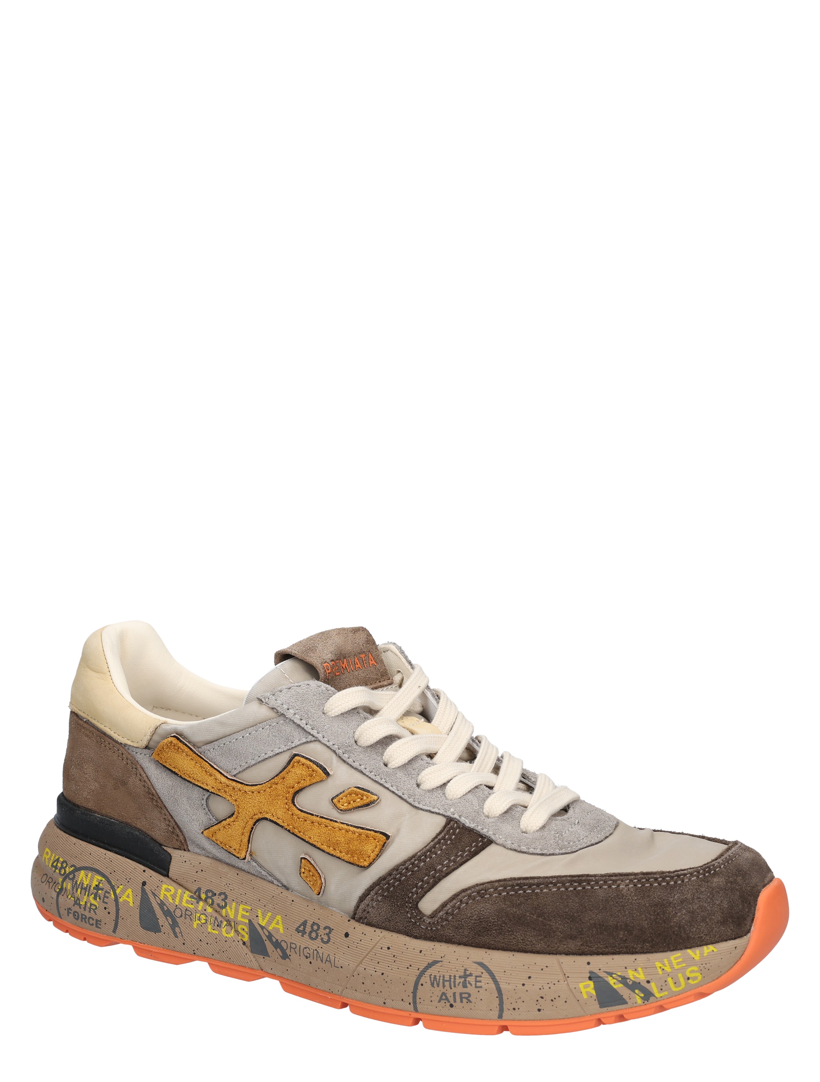 Premiata - Mick Men 7866 Beige - Heren - Lage Sneakers - Sneakers - 48275_77_3