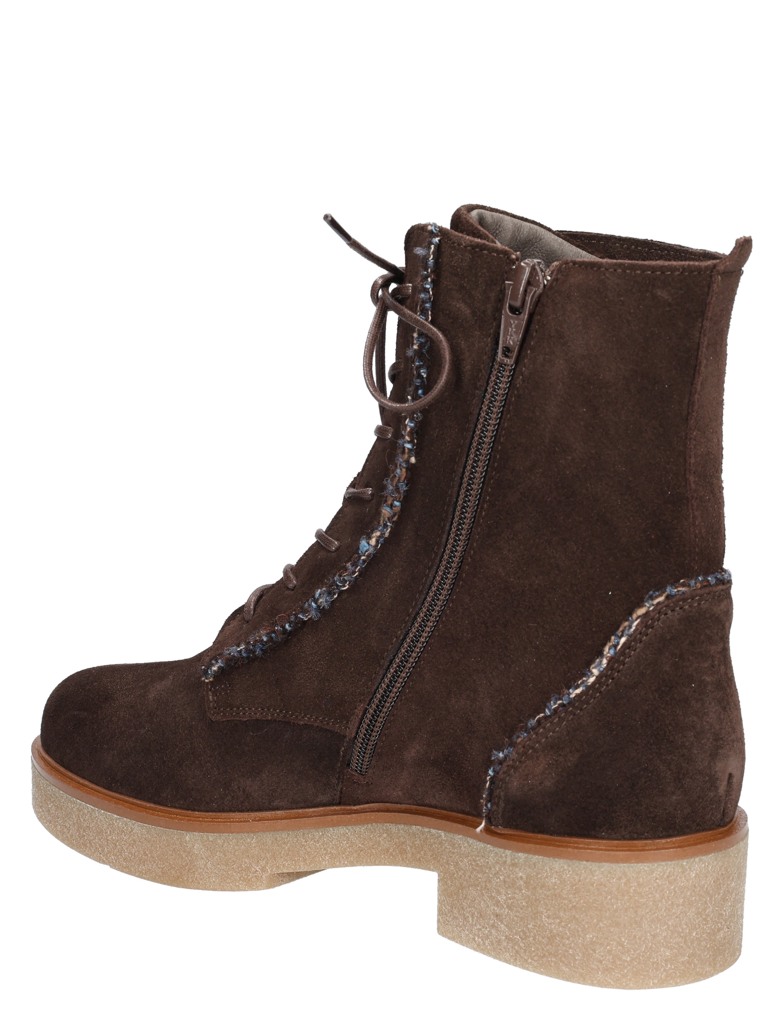 Softwaves - 9.23.03 002 Fondente Brown - Dames - Boots - Veter Boots - 48887_22_4