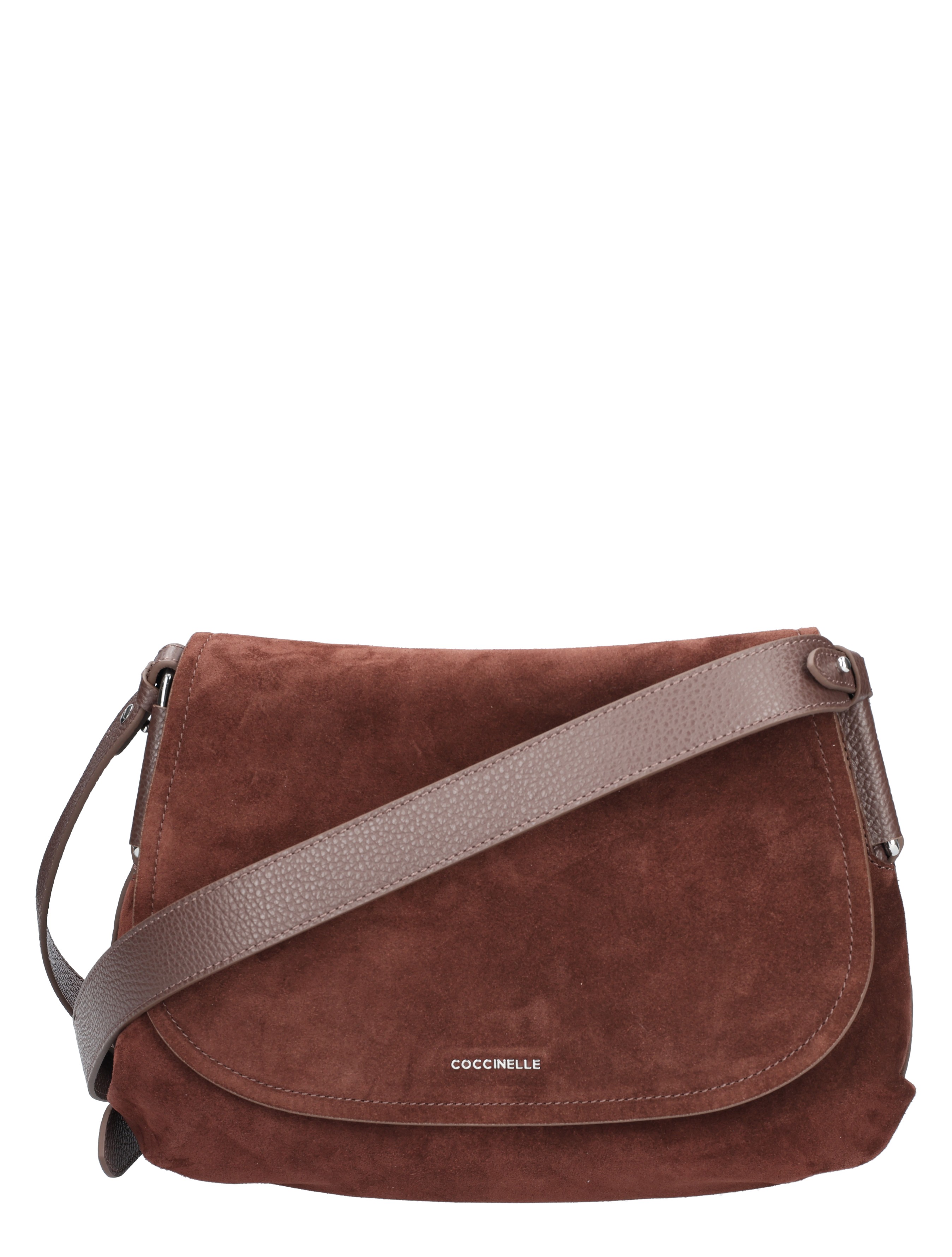 Coccinelle - Rebekka Cross Body E1 T96 15 01 01 W20 Brunette - Dames - Schoudertassen - 48199_22_1