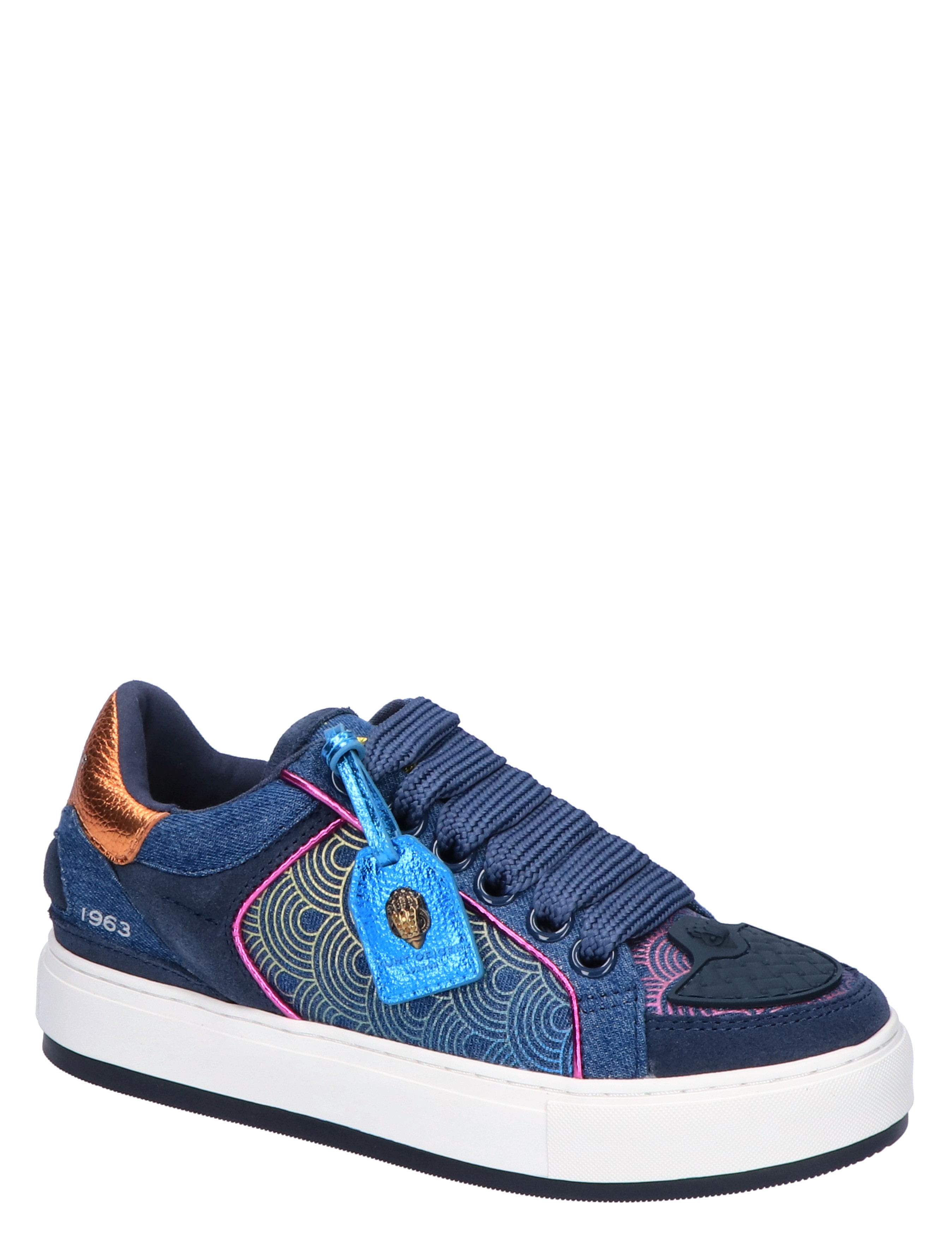 Kurt Geiger - Southbank Tag Sneaker Blue Other - Sneakers - Dames - Lage Sneakers - 46408_33_3