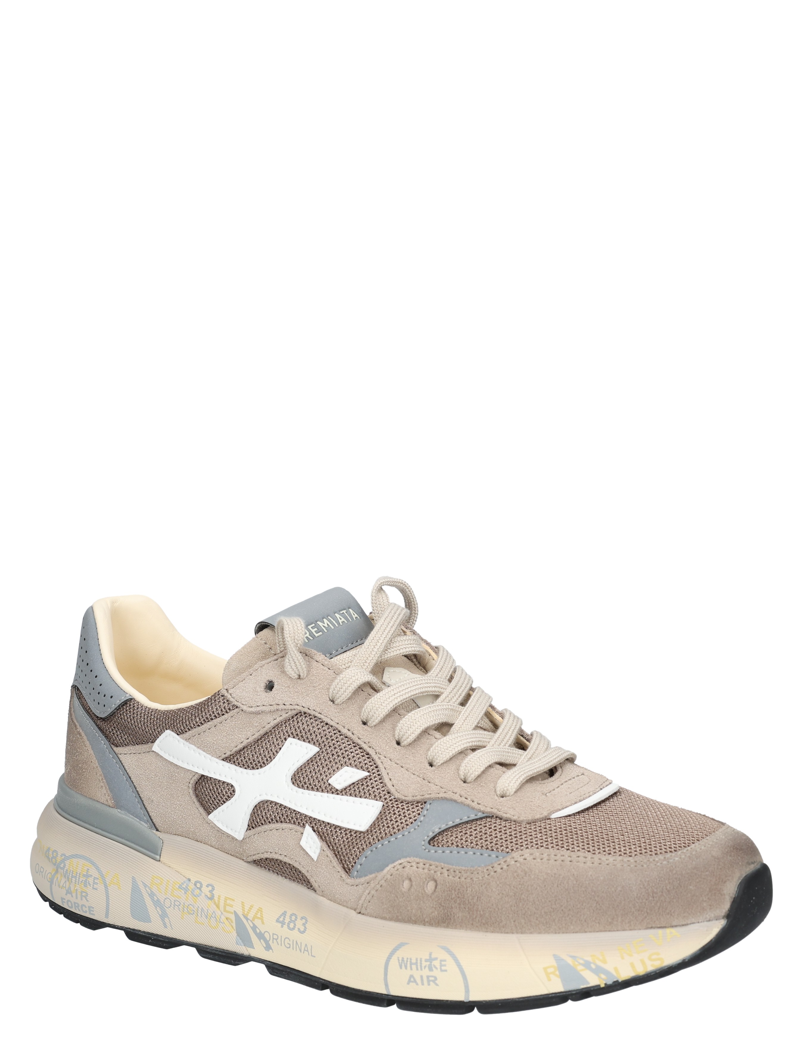 Premiata - Mick Men 8118 Beige White - Heren - Lage Sneakers - Sneakers - 50181_78_3