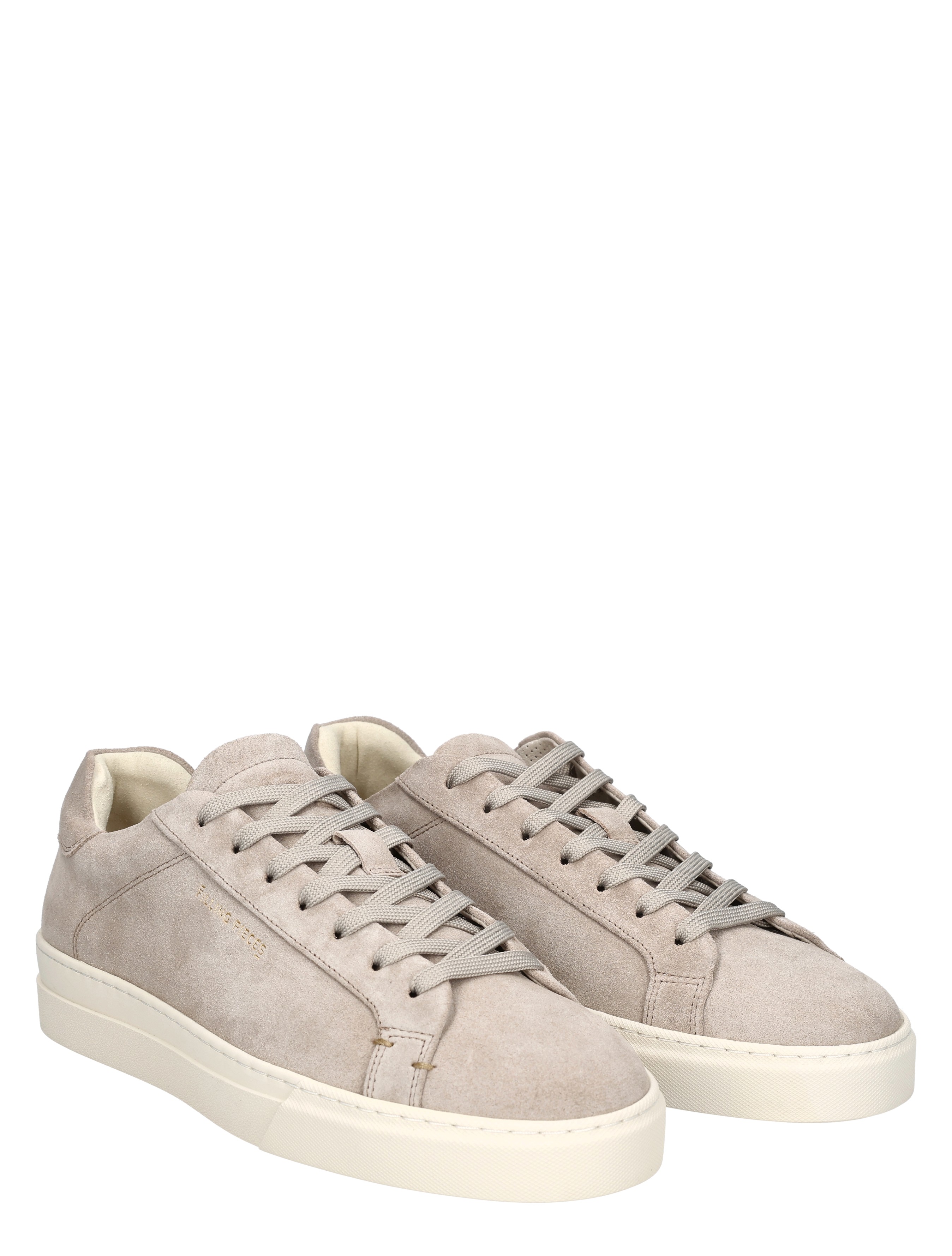 sneakers, suede, grijs, lows, veterschoenen