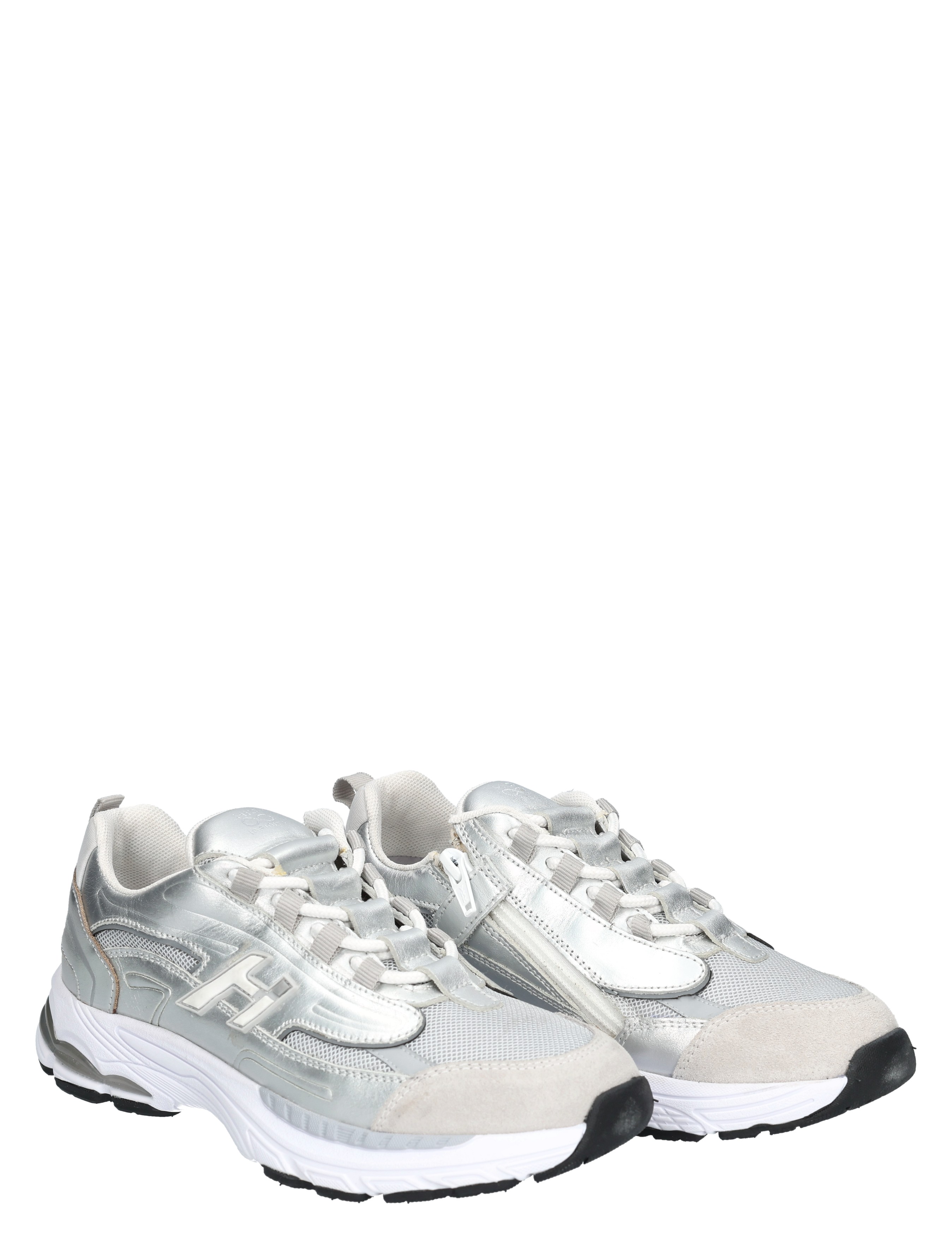 Hip - H1660  Silver Combi - Meisjes - Veterschoenen - 50592_54_5
