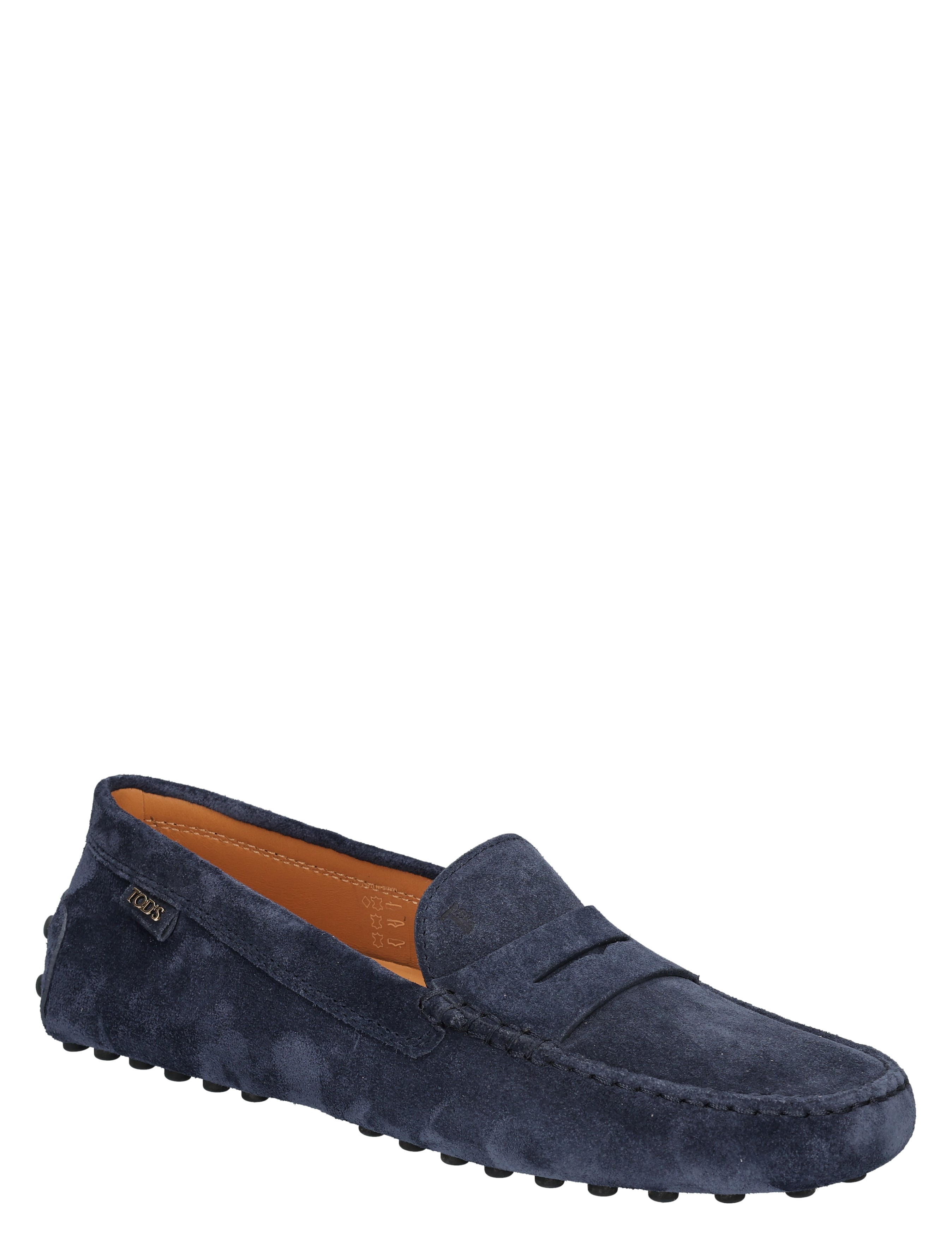 Tods - Gommino in Suede U824 Blue - Dames - Loafers - 49660_33_3