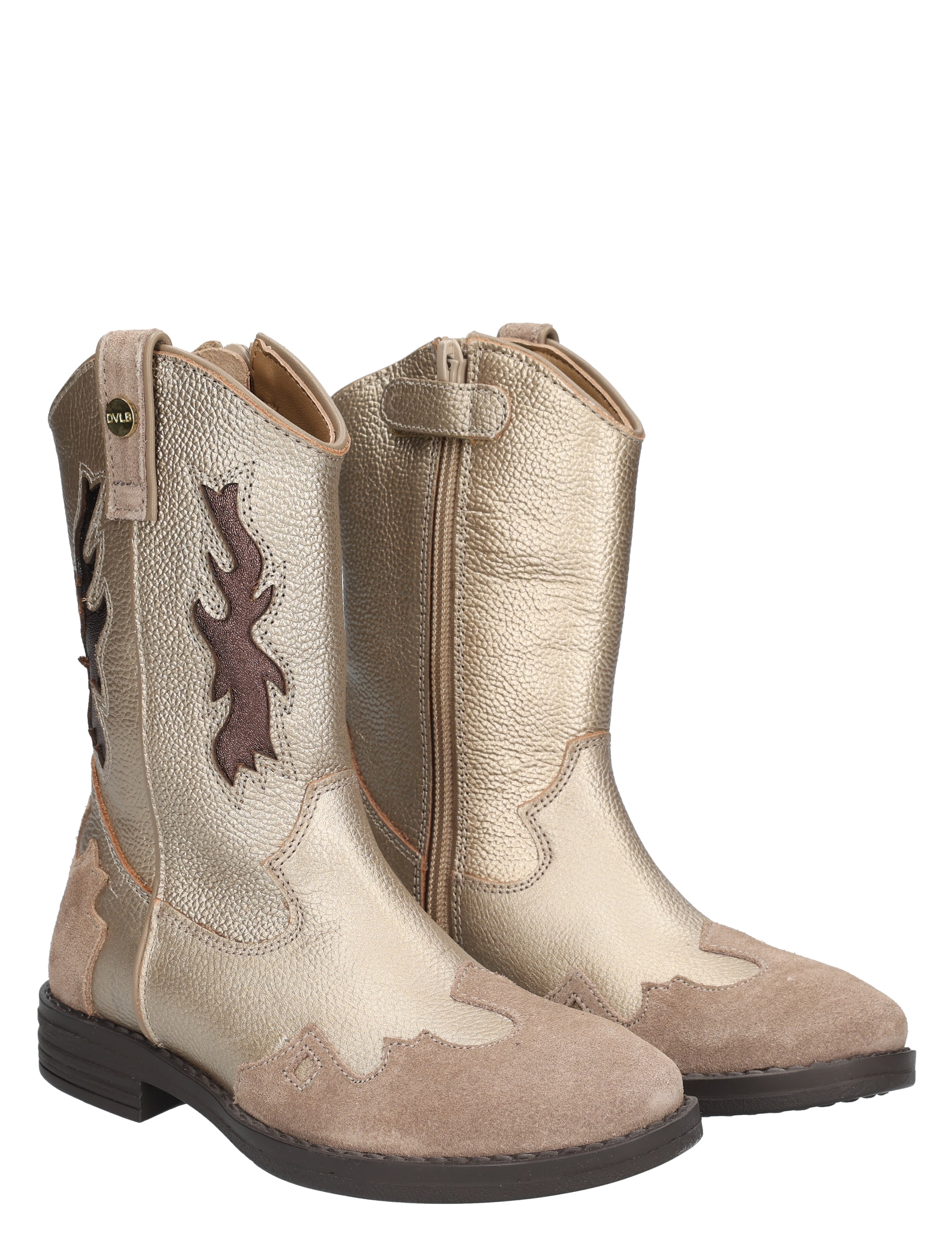 Develab - 44418 351 Gold Metallic - Meisjes - Boots - Cowboylaarzen - 49250_53_5