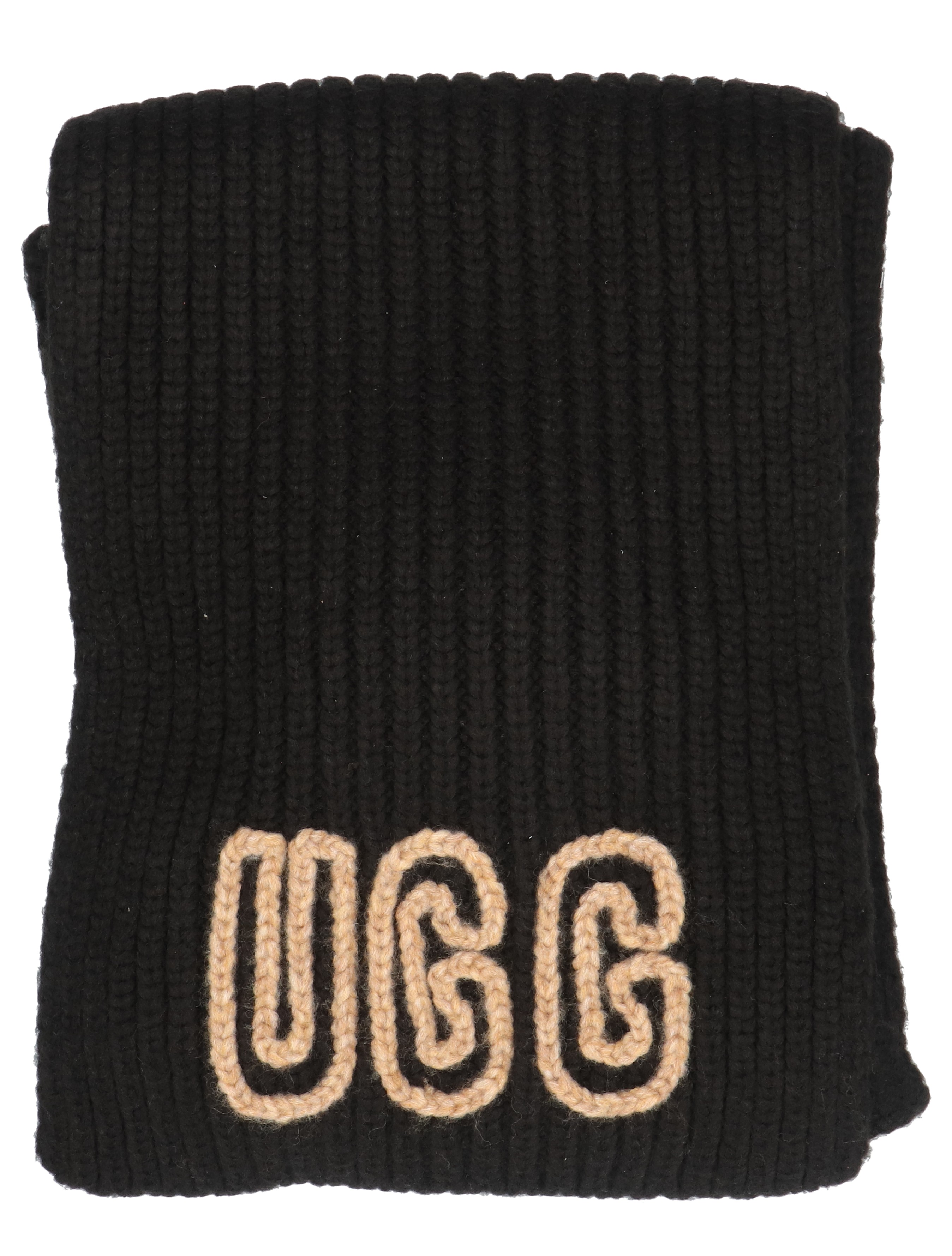 UGG - Chunky Crafted Scarf 102787 BLK - Dames - Sjaals - 48164_11_1