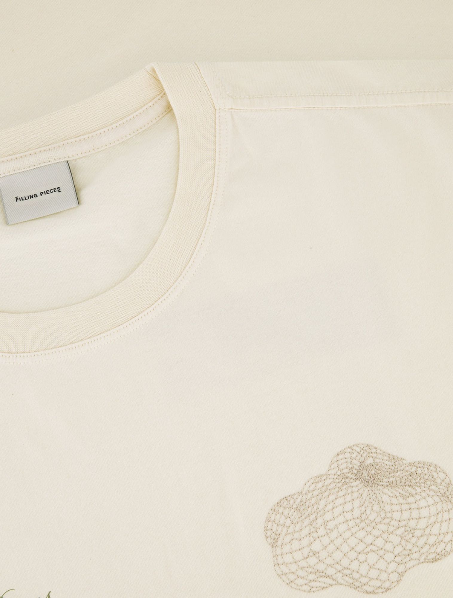 Filling Pieces - Citrus Antique White - Heren - T-Shirts & Polos - 49887_77_3