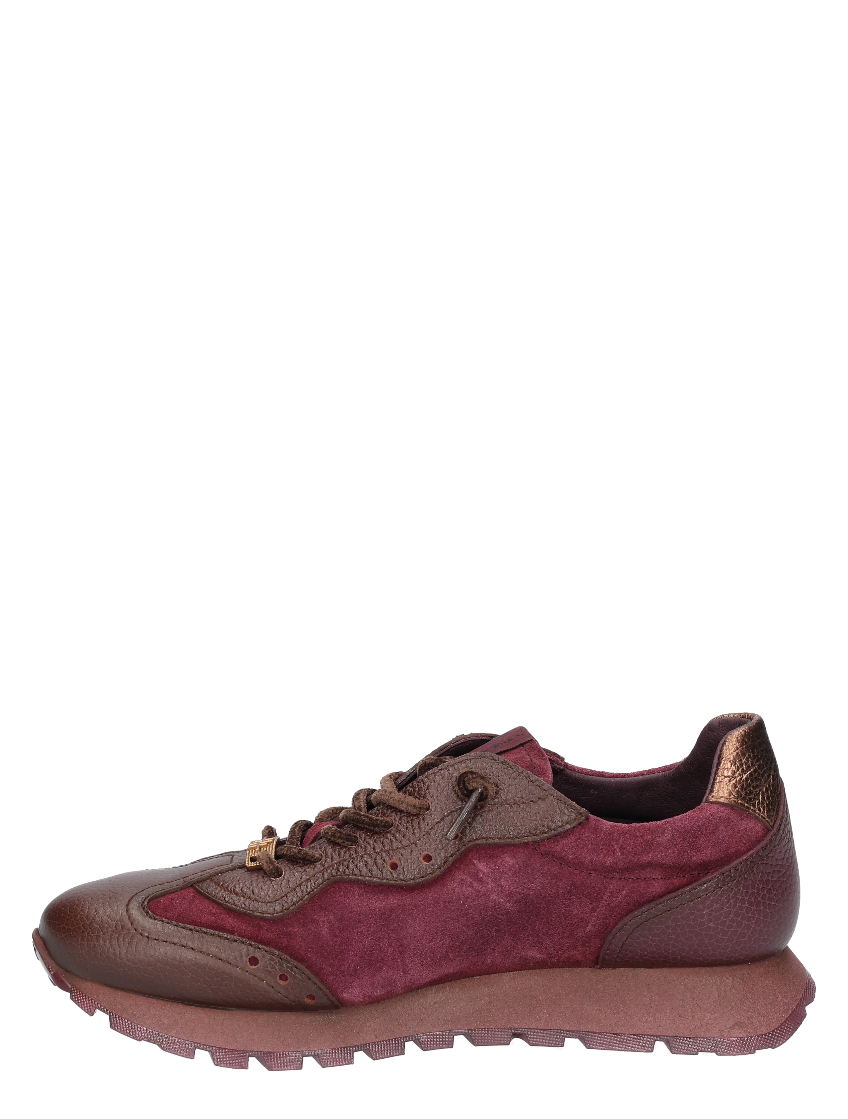 Hispanitas - CHI265106 Bolero Espresso Velour Bordo - Dames - Veterschoenen - Casual Veterschoenen - 52061_42_2