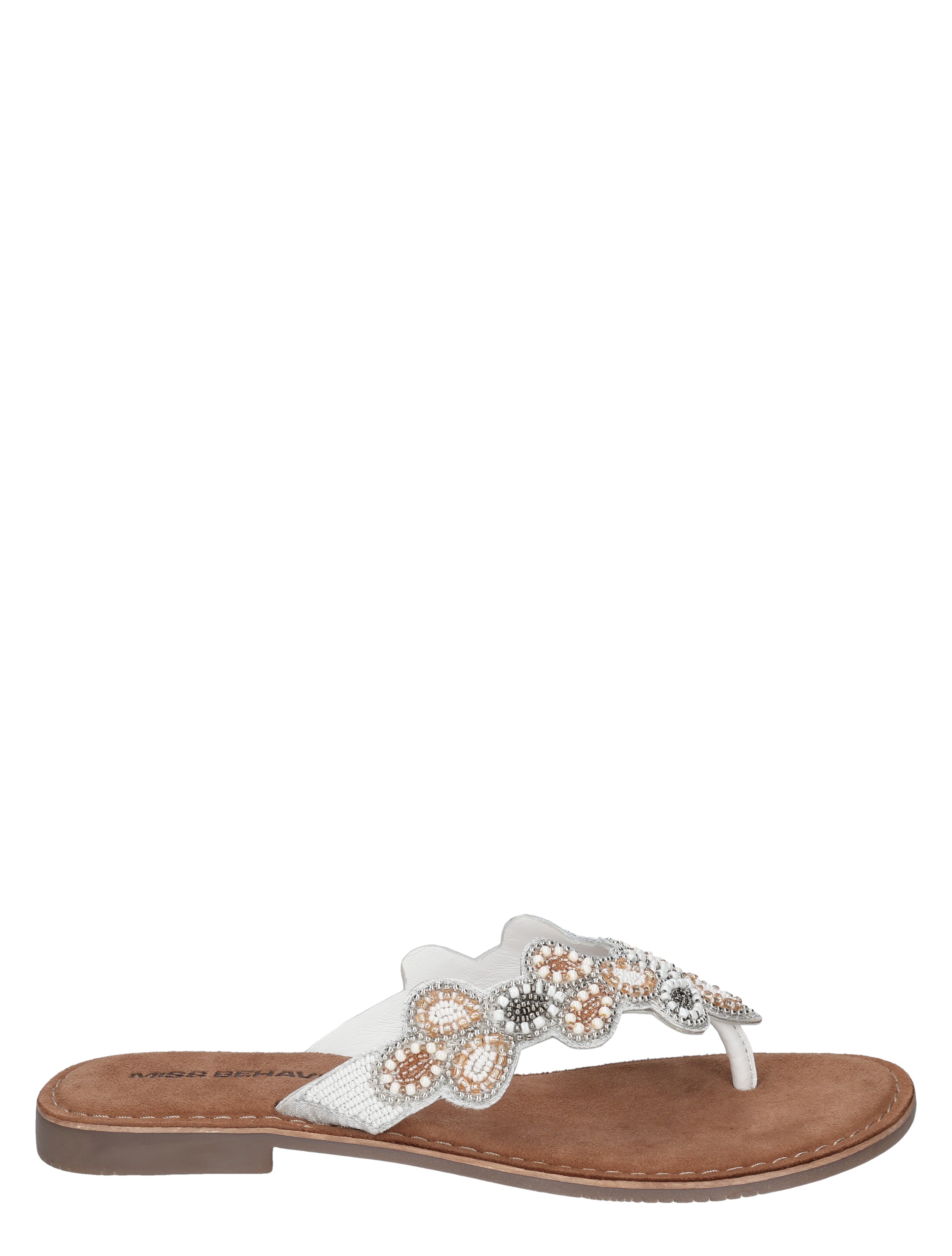 Miss Behave - IF6682 Off White Multi - Dames - Slippers - 50308_88_1