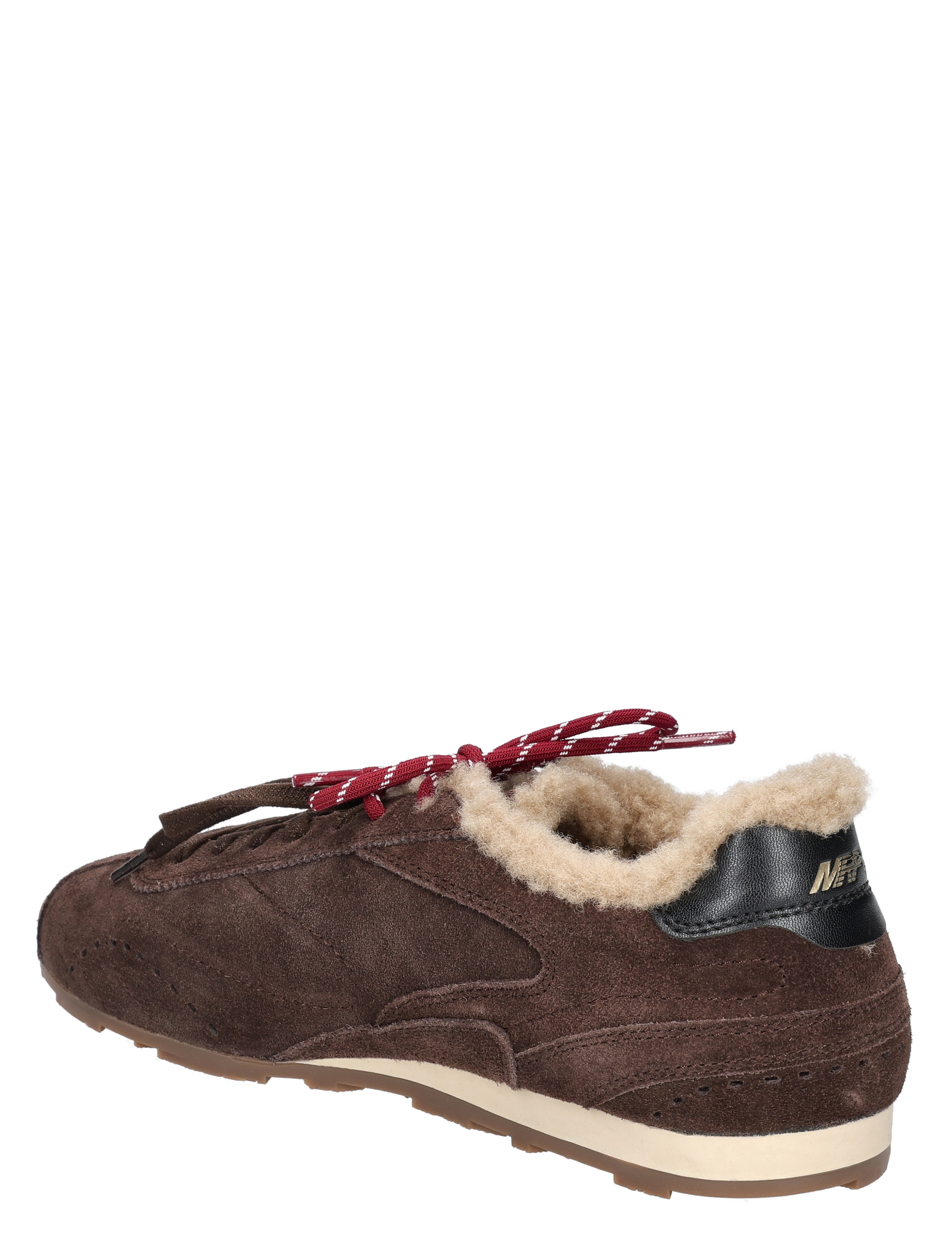 braun, suede, faltsohlen, lams voering, herenschoenen