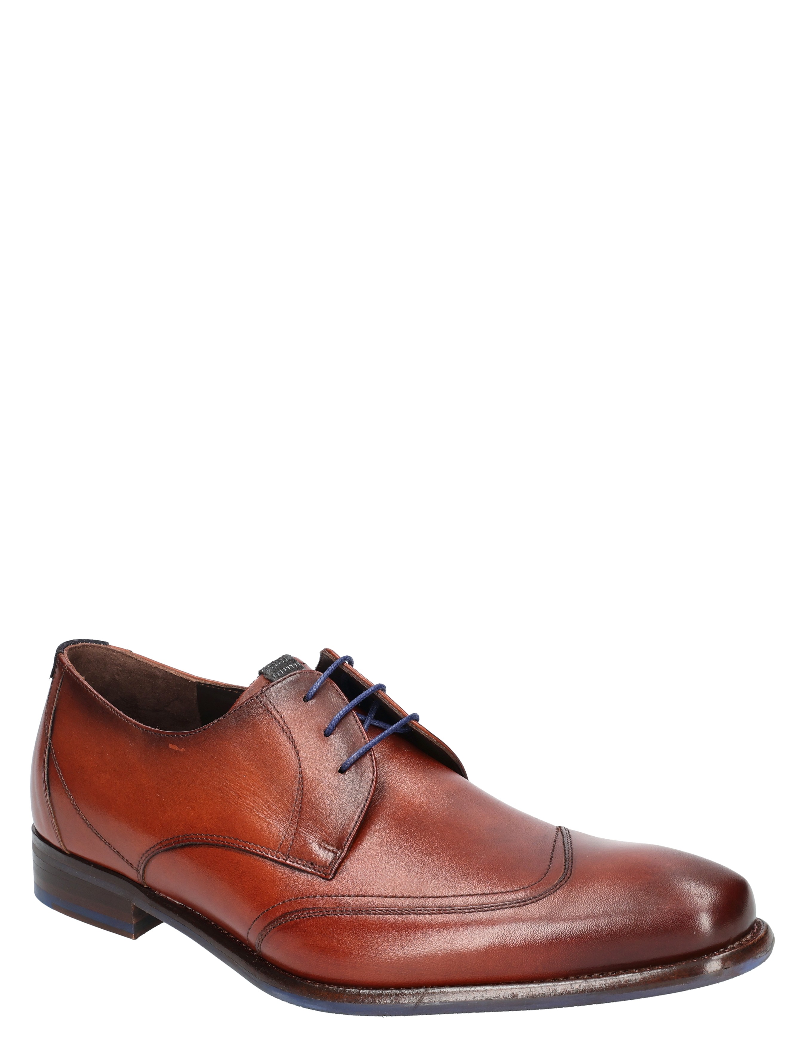 Floris van Bommel - De Stijler SFM-30173 07.00 Dark Cognac H-Wijdte - Heren - Veterschoenen - Nette Veterschoenen - 33807_22_3