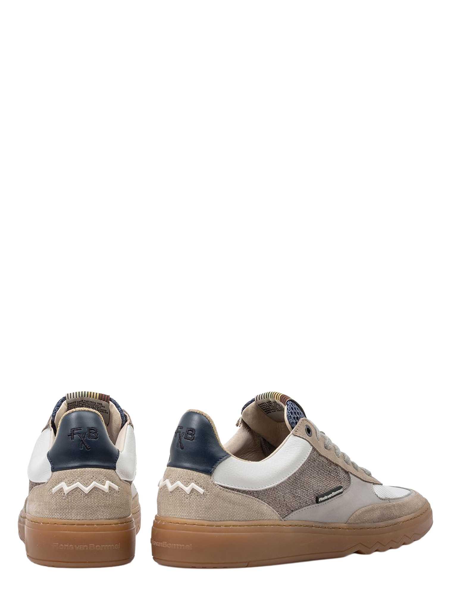 Floris van Bommel - De Kupster 10143 22-02 Light Brown G+Wijdte - Heren - Lage Sneakers - Sneakers - 51412_77_4