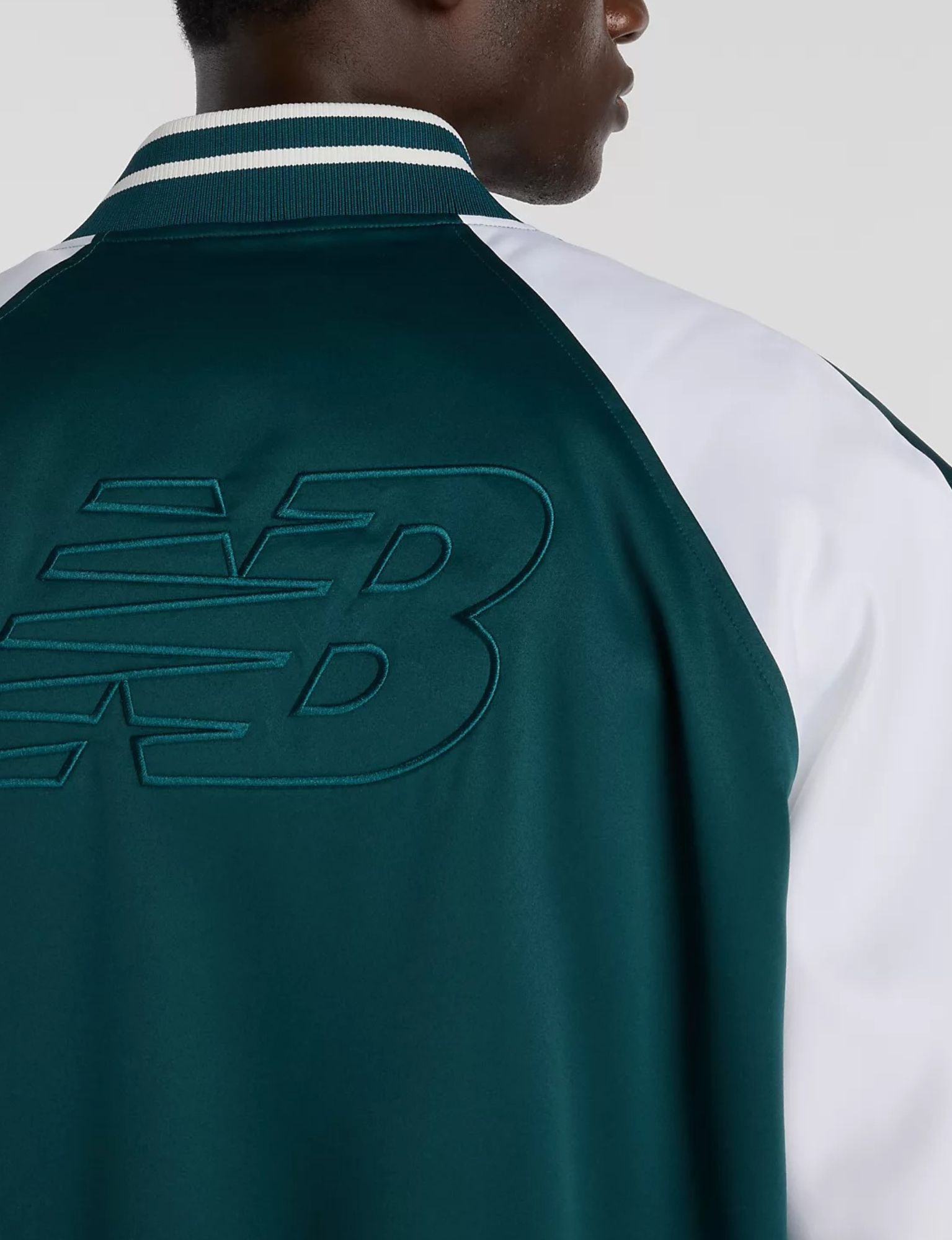 New Balance - Athletics Varsity Jacket Men MJ6102R7 Medusa Green - Heren - Jassen & Jacks - 49636_66_4