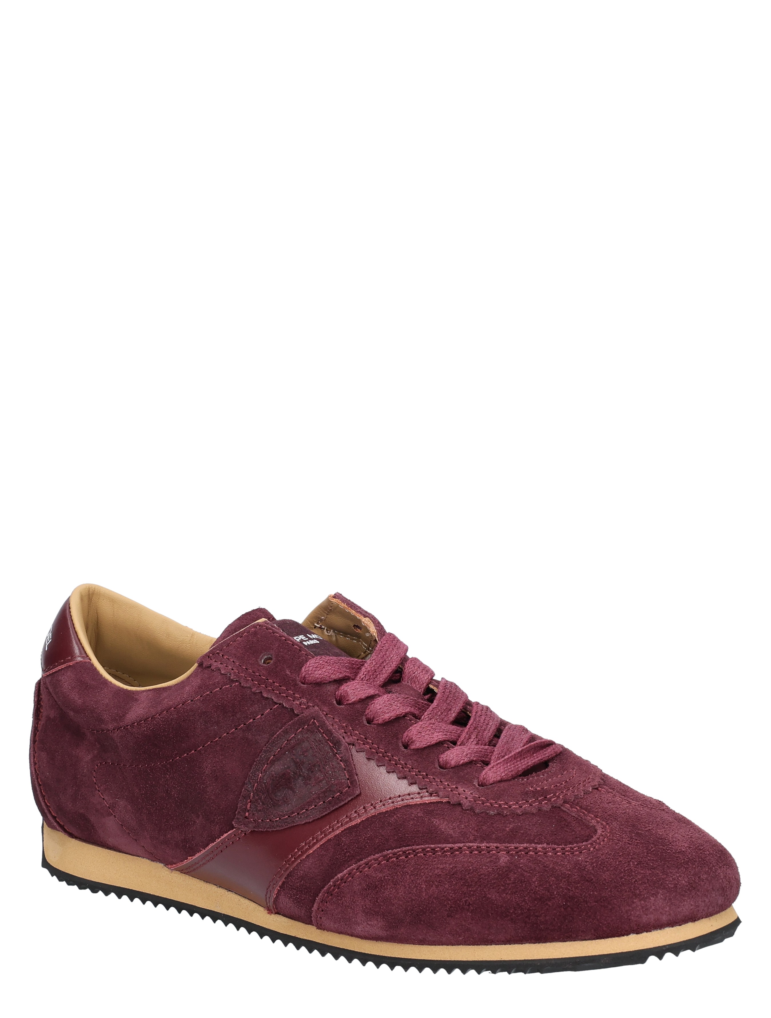 sneaker, suede, burgundy, laced, low-top