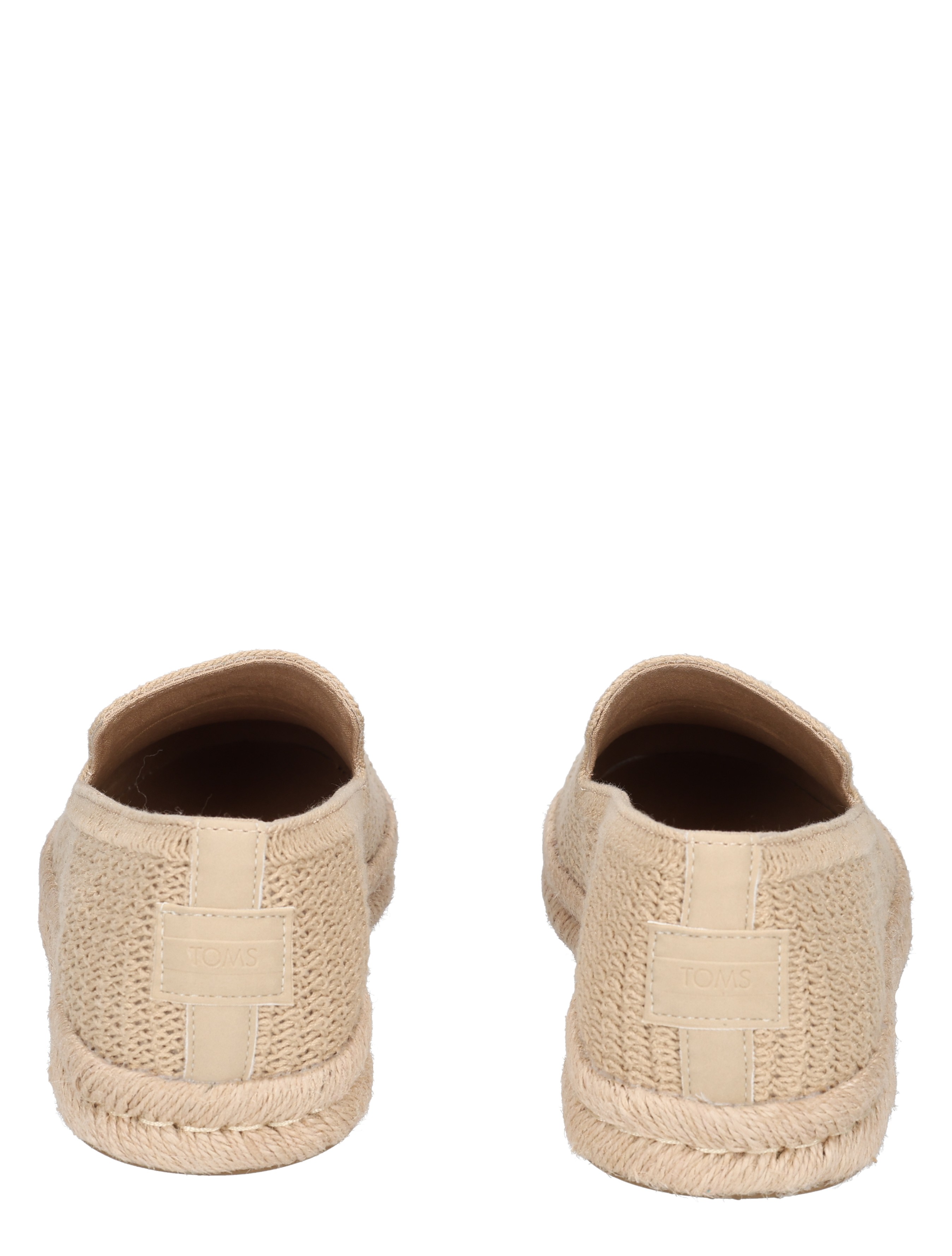 espadrilles, woven, beige, canvas, backview