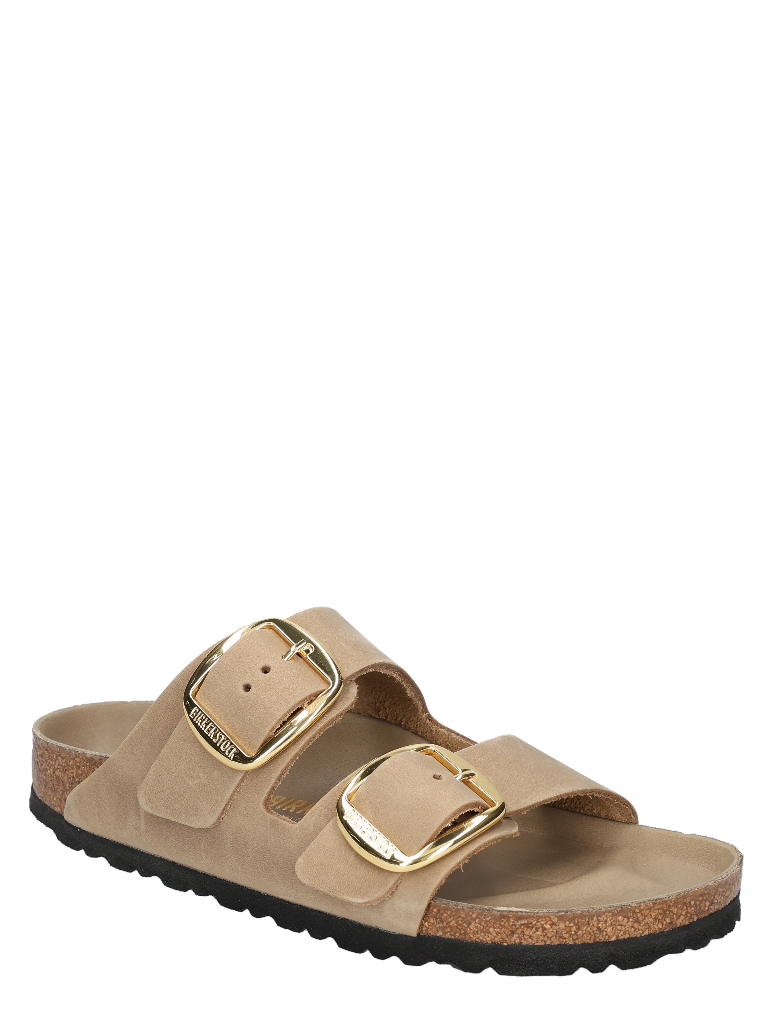 Birkenstock - Arizona Women Big Buckle Nubuck Tobacco Brown Narrow - Dames - Slippers - 48101_02_4