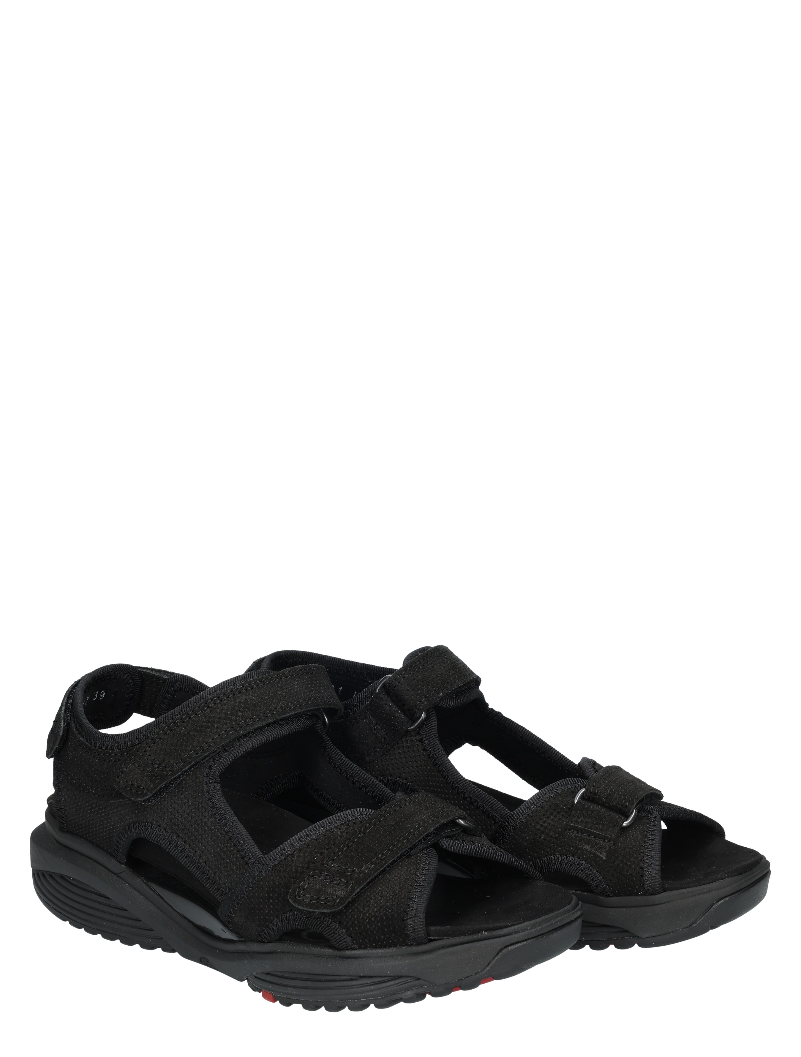 sandalen, zwarte, sportief, open constructie, veters/strap