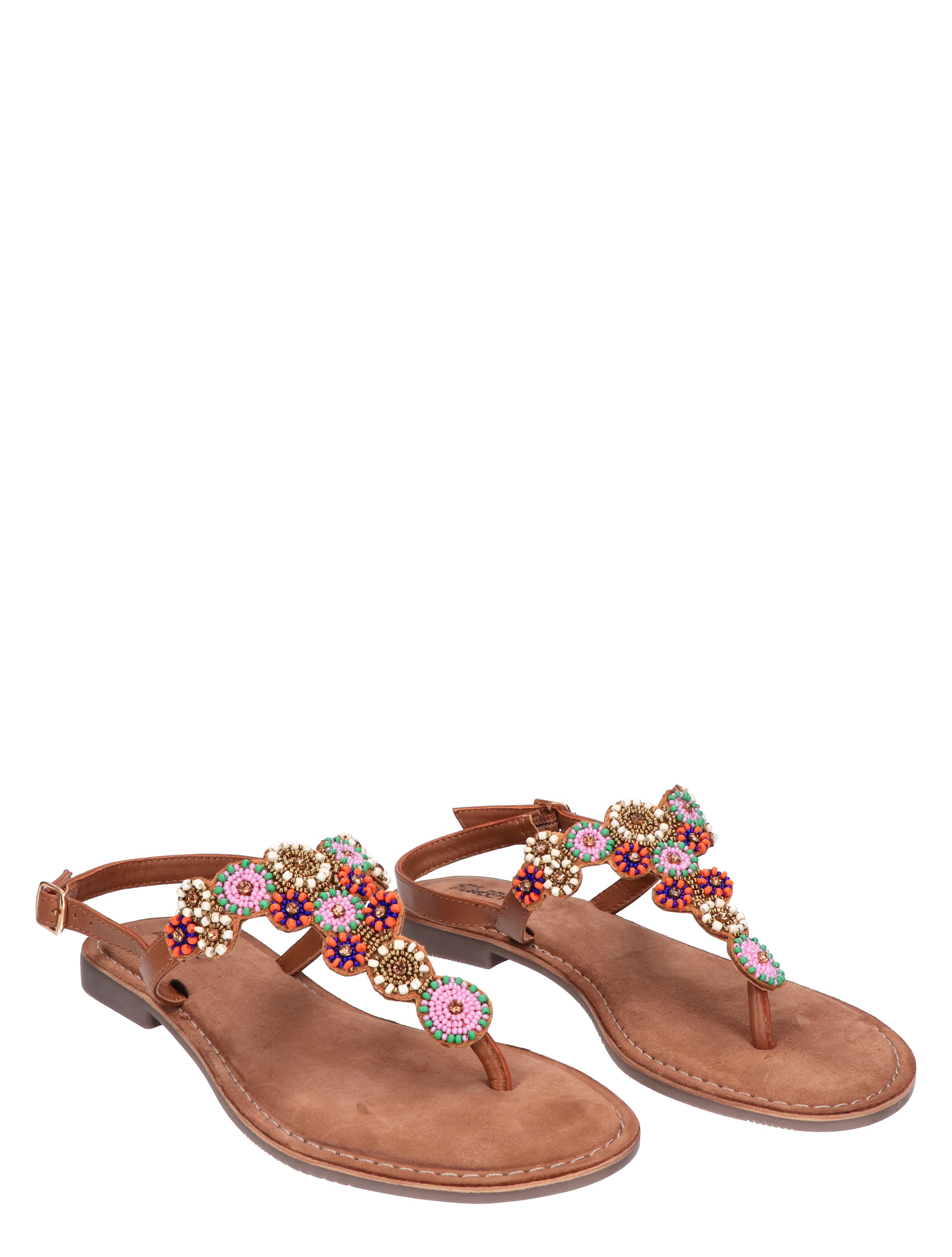 Miss Behave - Wisal Tan Multi Color - Dames - Sandalen - 47623_22_6