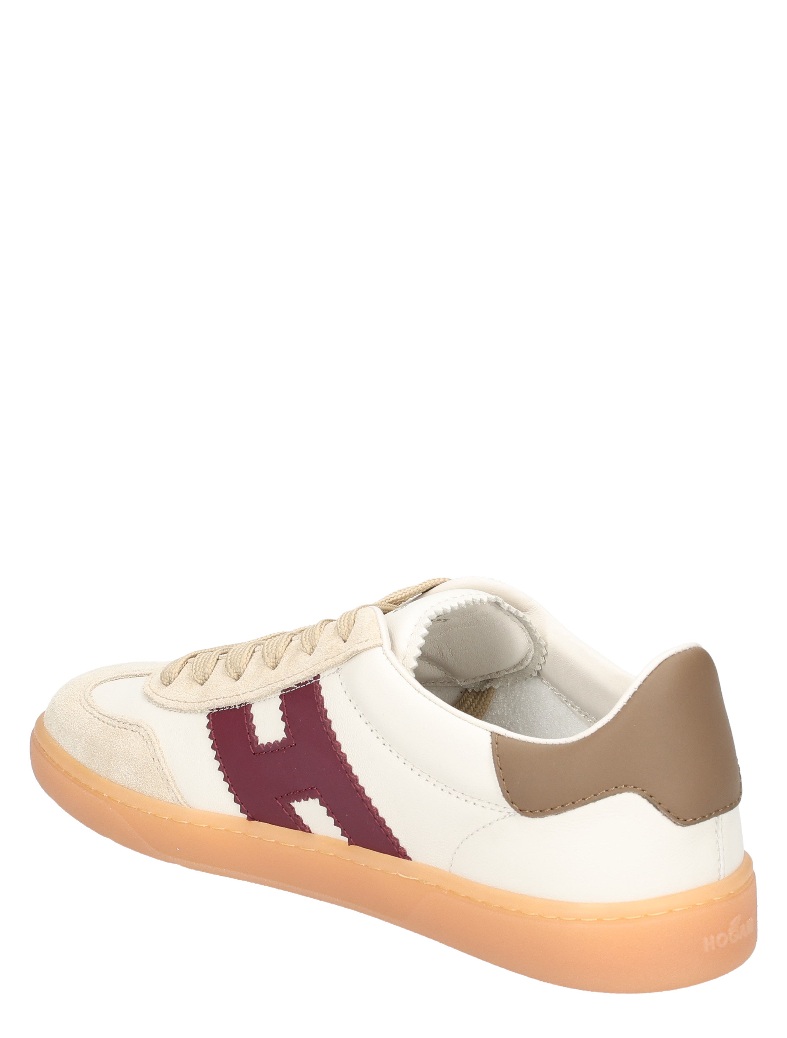sneaker, kinderschoen, leer, tan, roze-achtige?
