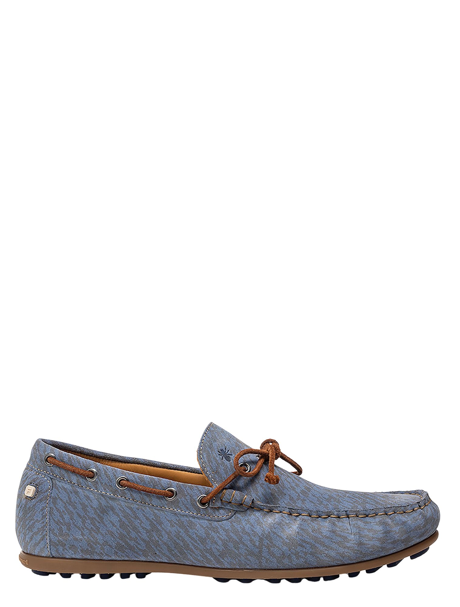 Floris van Bommel - De Drijver 40031 01.11 Light Blue H-Wijdte - Heren - Bootschoenen - 51467_03_1